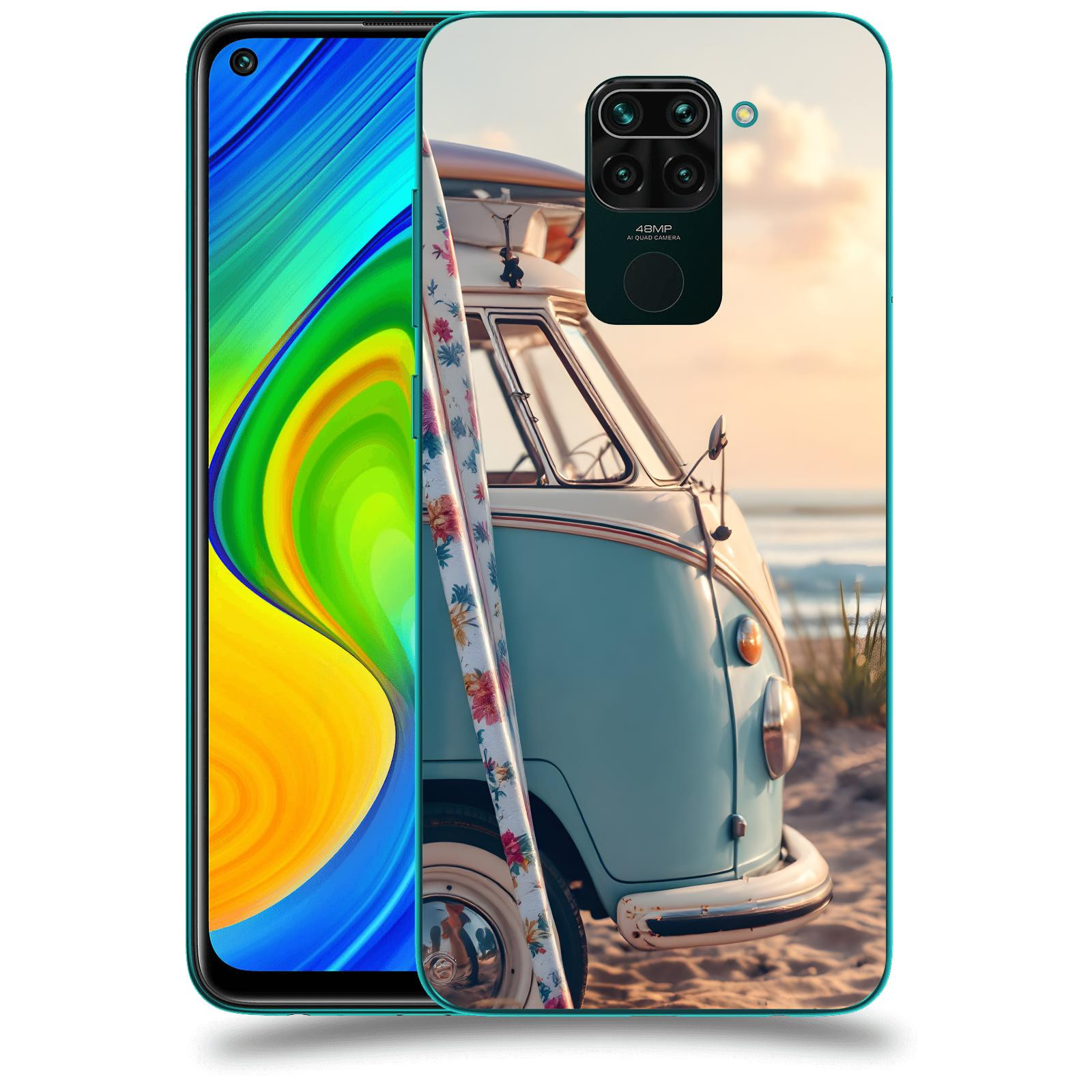 ACOVER Kryt na mobil Xiaomi Redmi Note 9 - Retro Bus 2