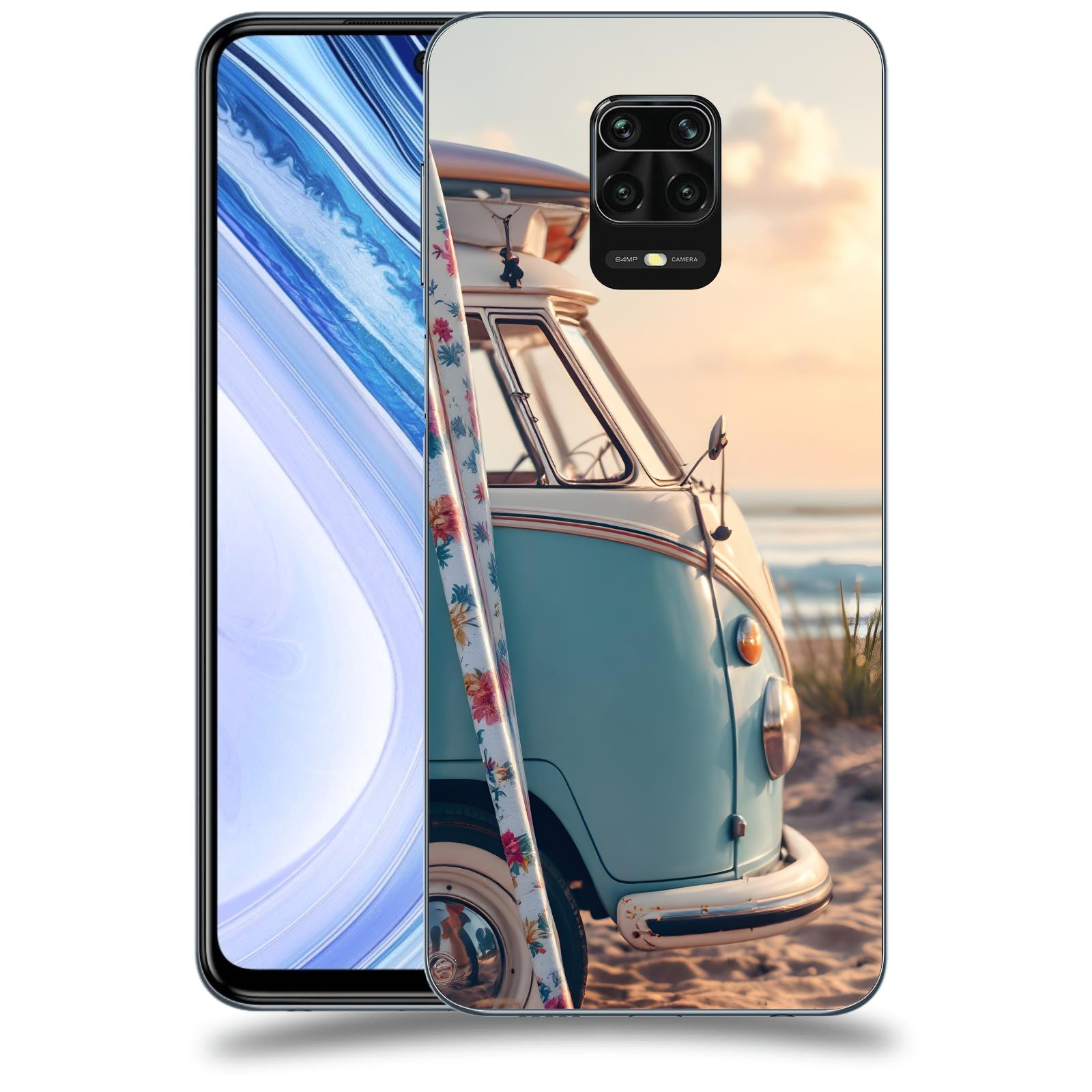 ACOVER Kryt na mobil Xiaomi Redmi Note 9 Pro - Retro Bus 2