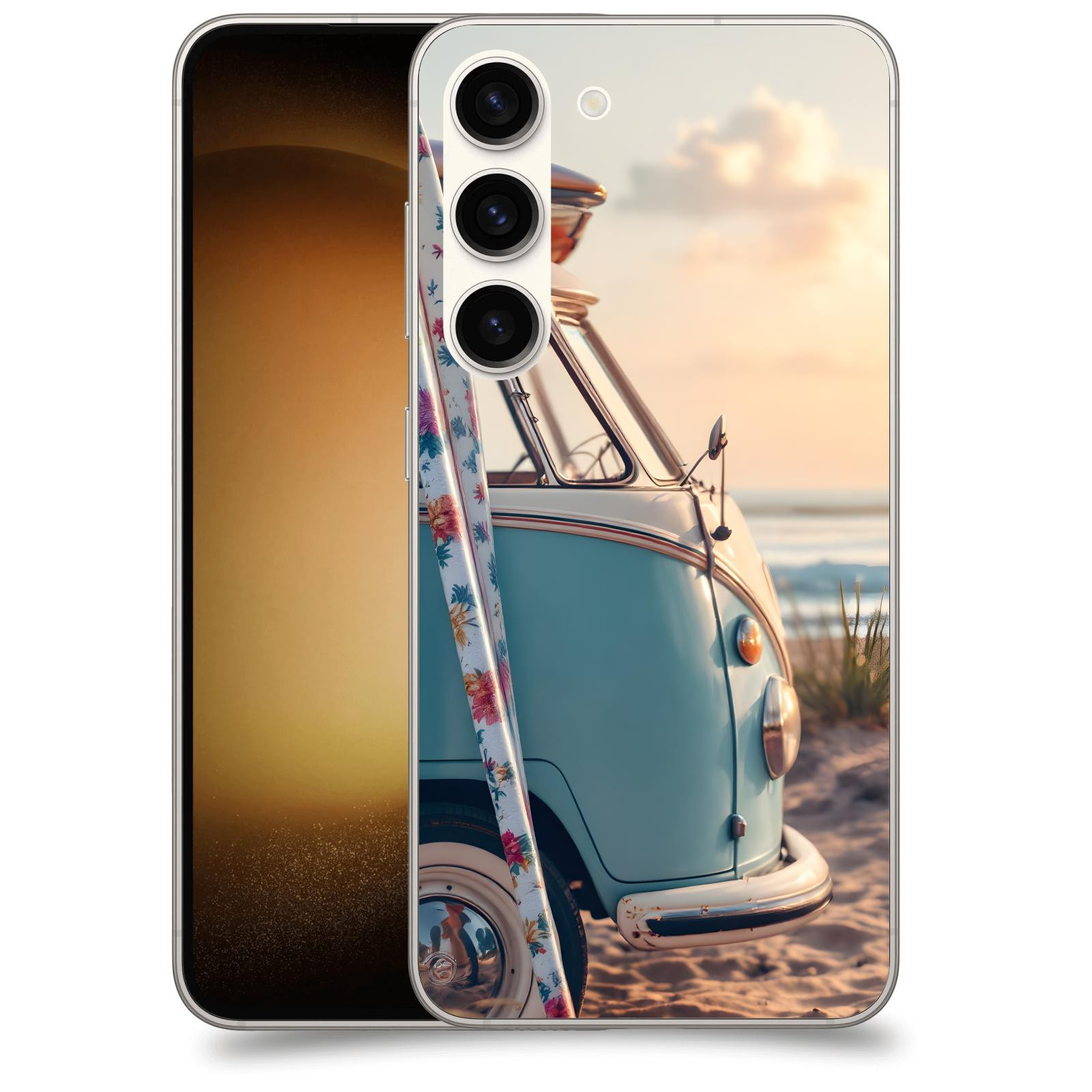 ACOVER Kryt na mobil Samsung Galaxy S23 5G - Retro Bus 2