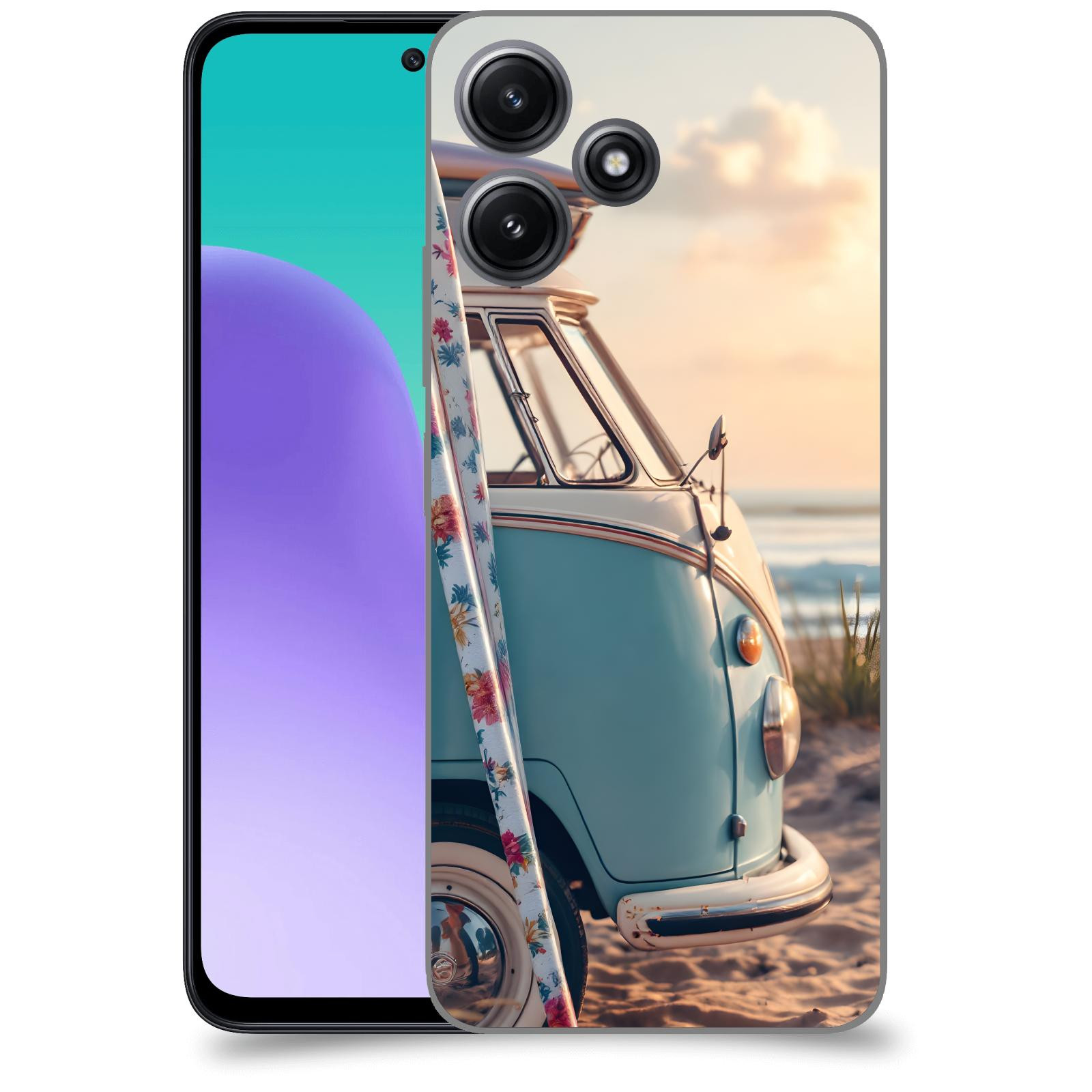 ACOVER Kryt na mobil Xiaomi Redmi 12 5G - Retro Bus 2