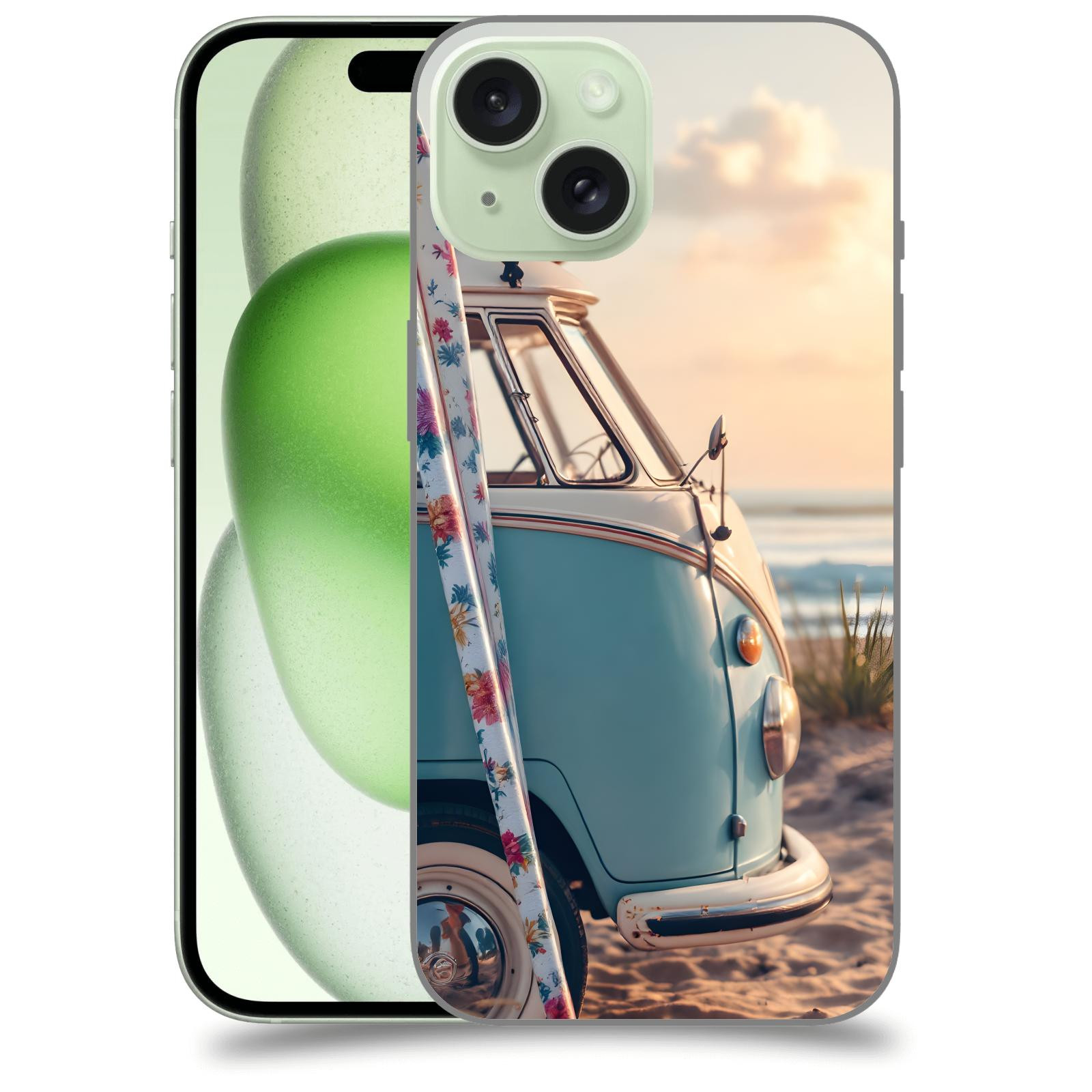 ACOVER Kryt na mobil Apple iPhone 15 - Retro Bus 2