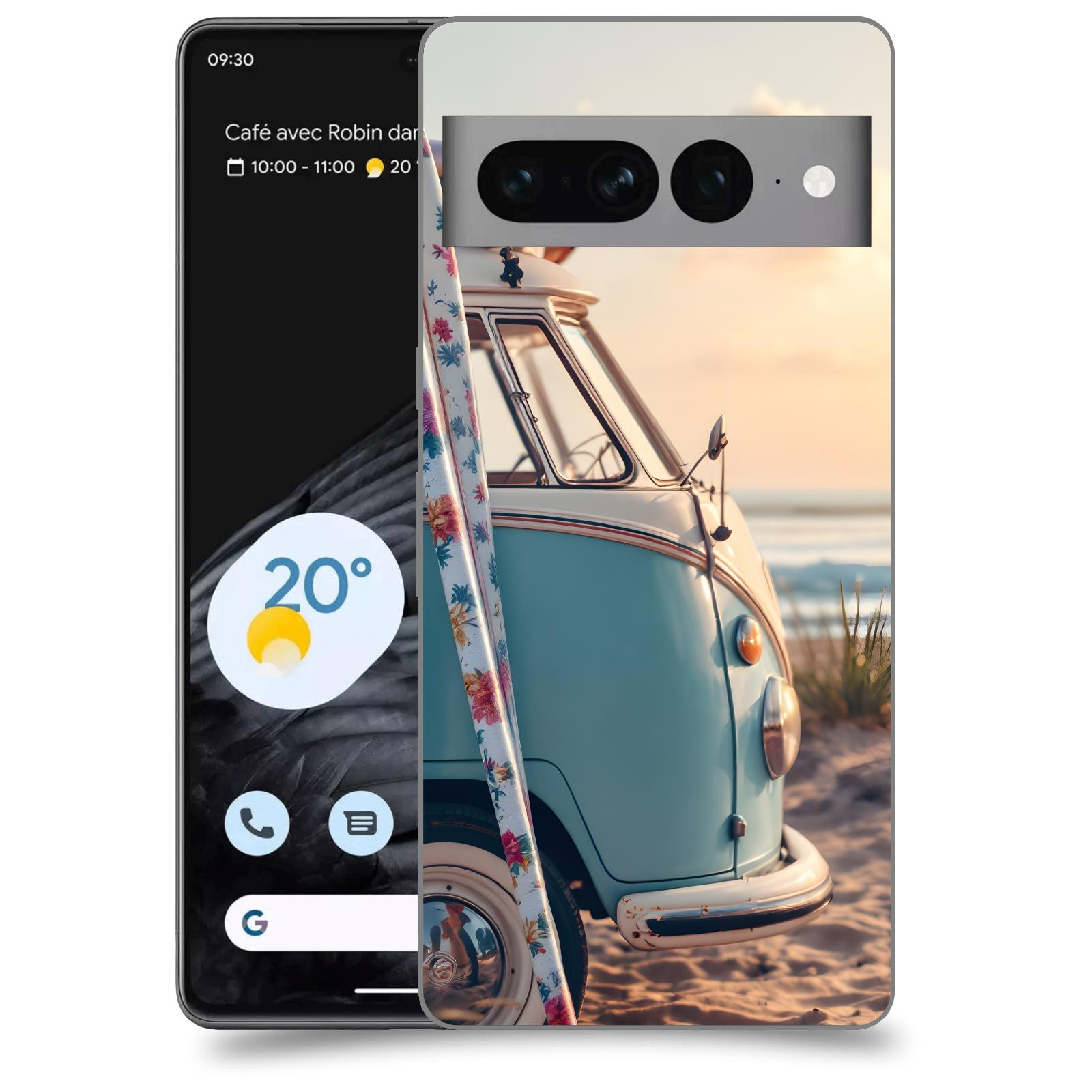 ACOVER Kryt na mobil Google pixel 7 pro - Retro Bus 2