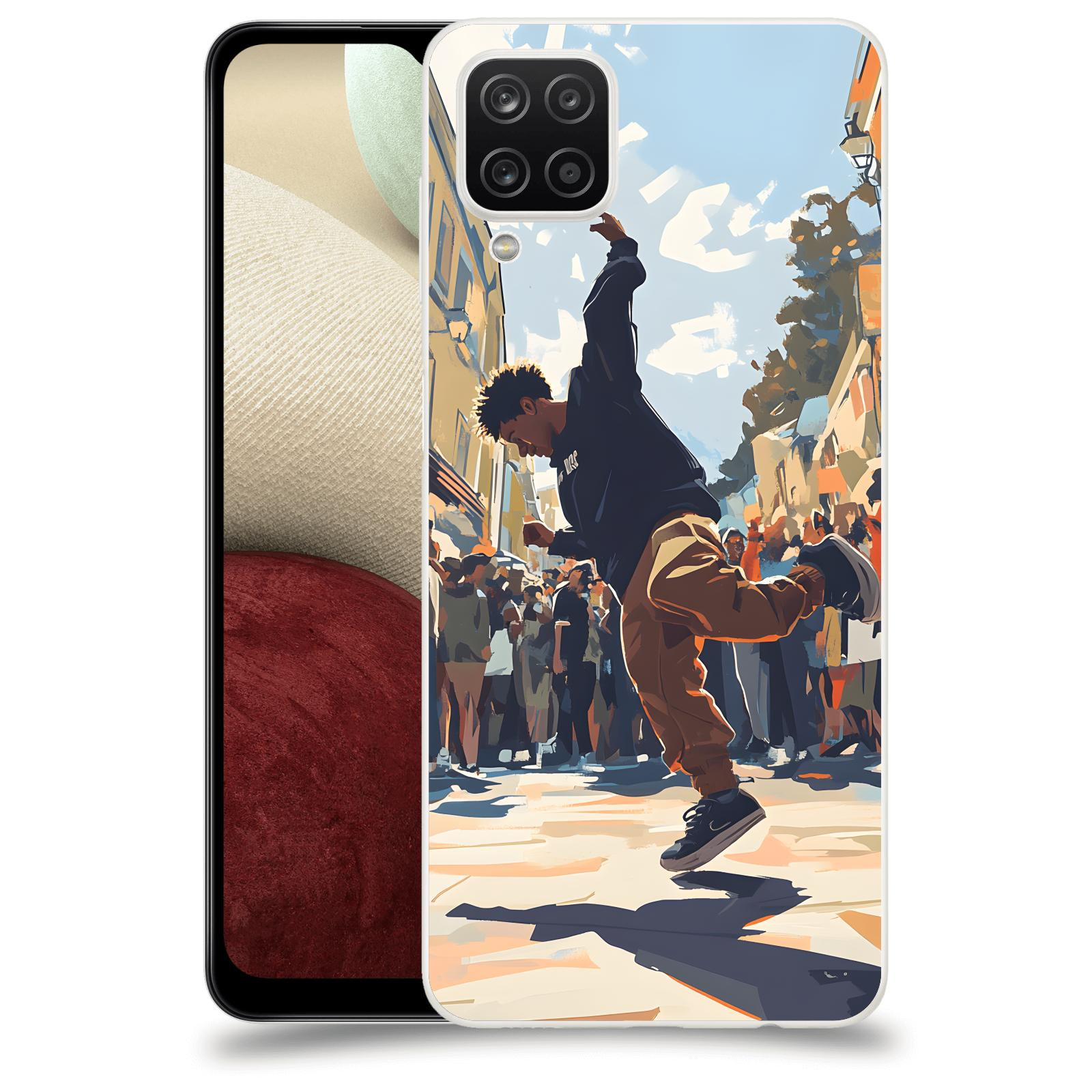 ACOVER Kryt na mobil Samsung Galaxy A12 A125F - Dance on the street