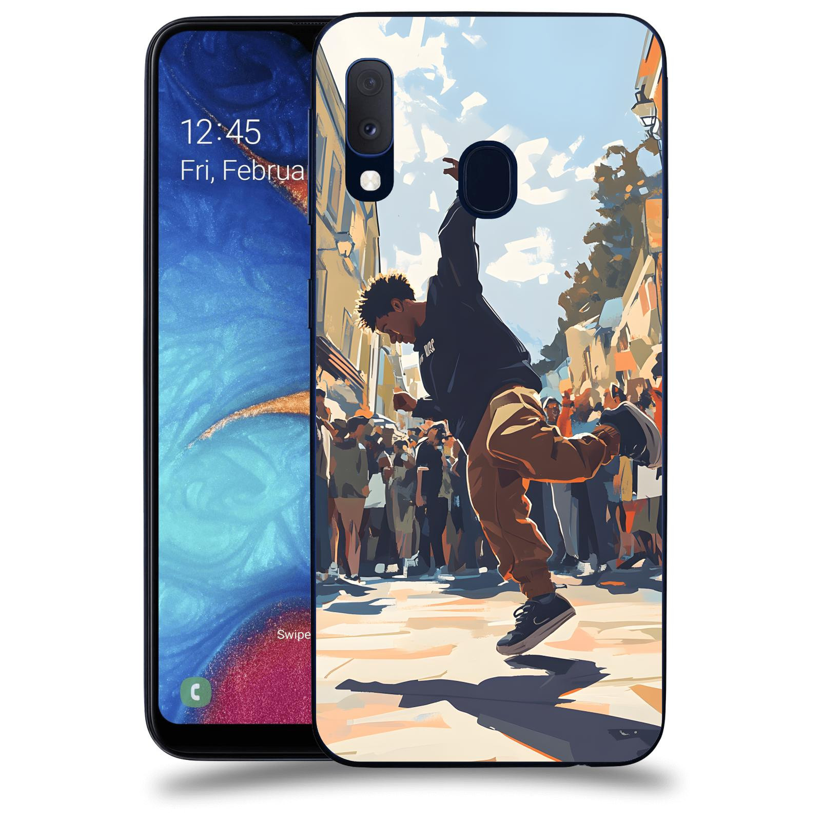 ACOVER Kryt na mobil Samsung Galaxy A20e A202F - Dance on the street