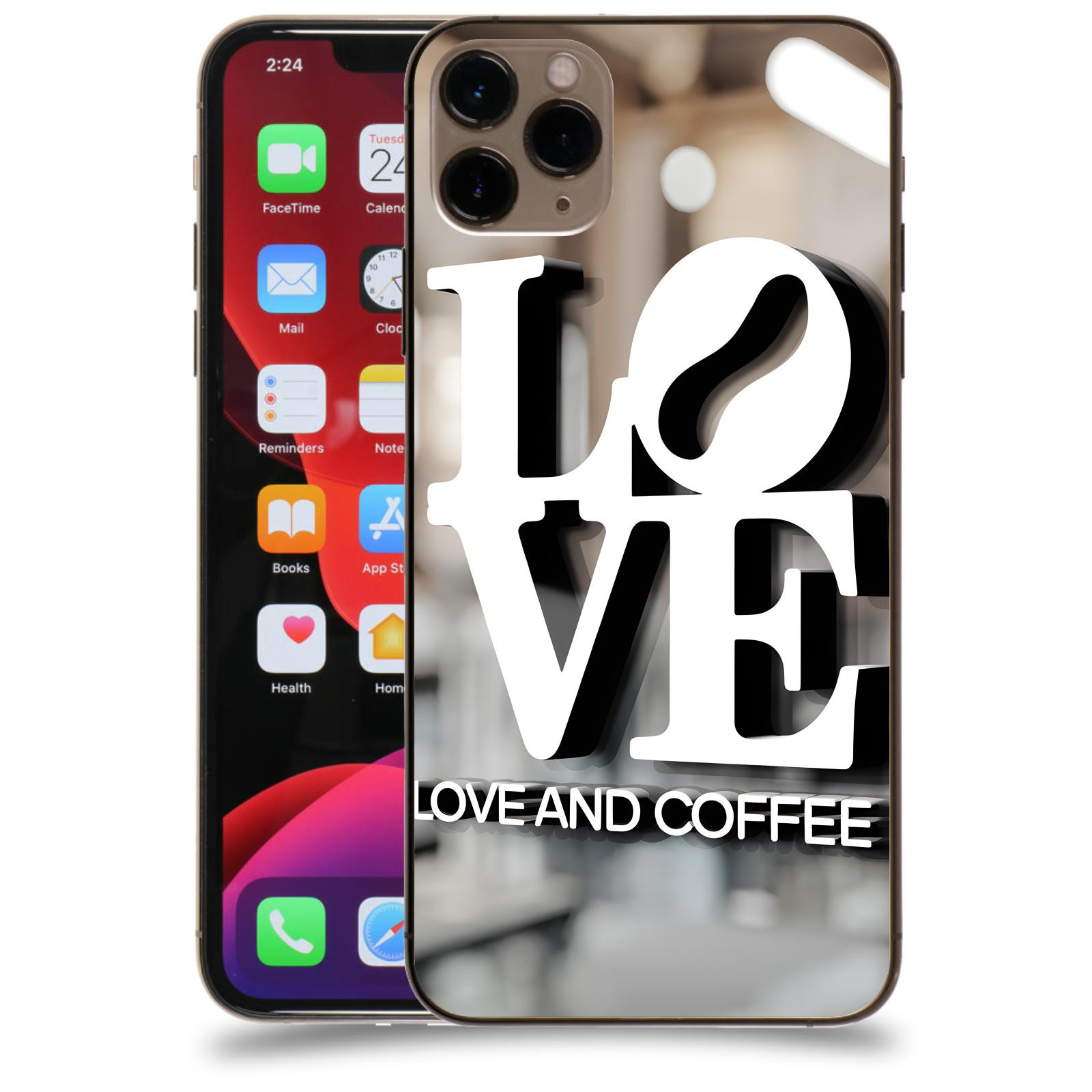 ACOVER Kryt na mobil Apple iPhone 11 Pro Max - Love  & Coffee