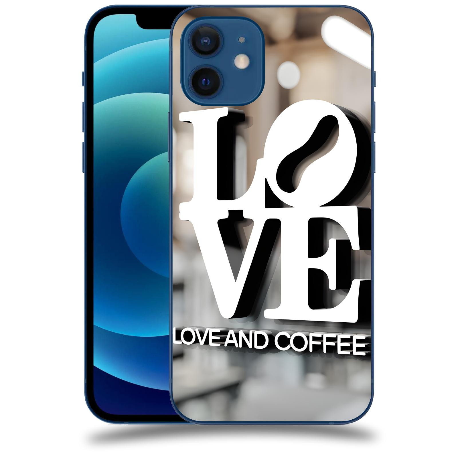 ACOVER Kryt na mobil Apple iPhone 12 - Love  & Coffee
