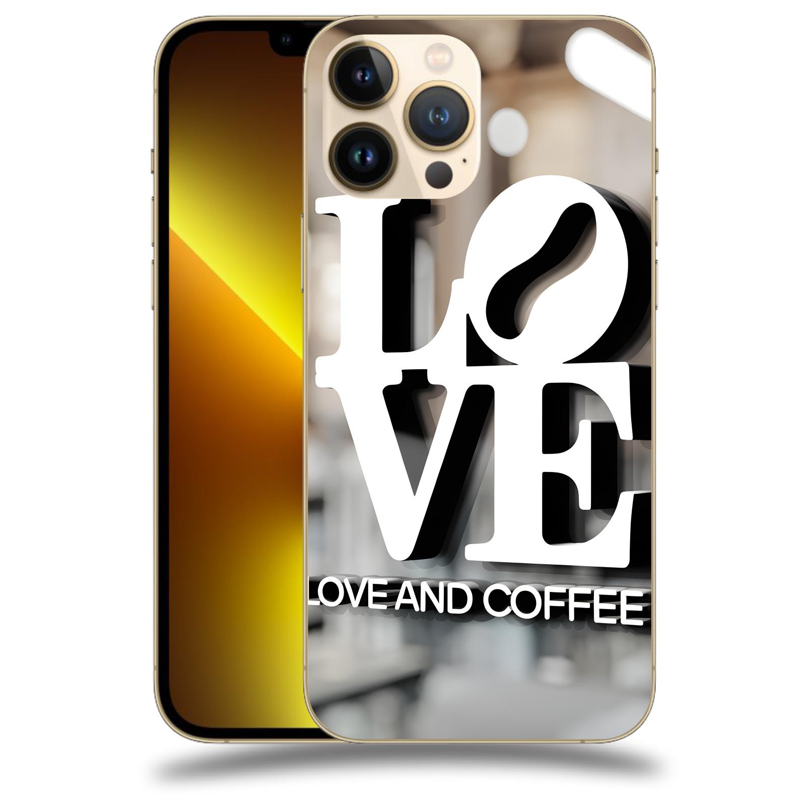 ACOVER Kryt na mobil Apple iPhone 13 Pro - Love  & Coffee