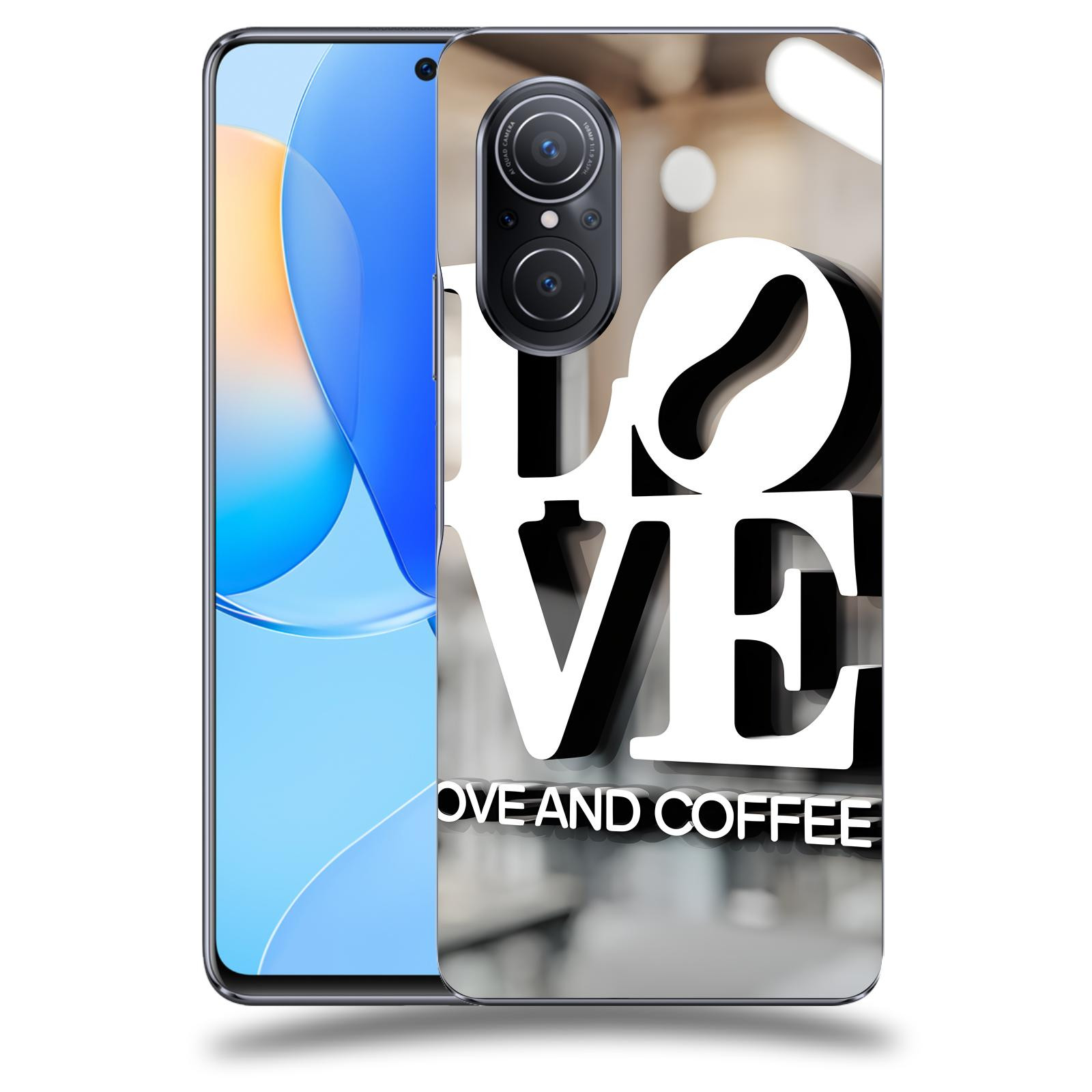 ACOVER Kryt na mobil Huawei Nova 9 SE - Love  & Coffee