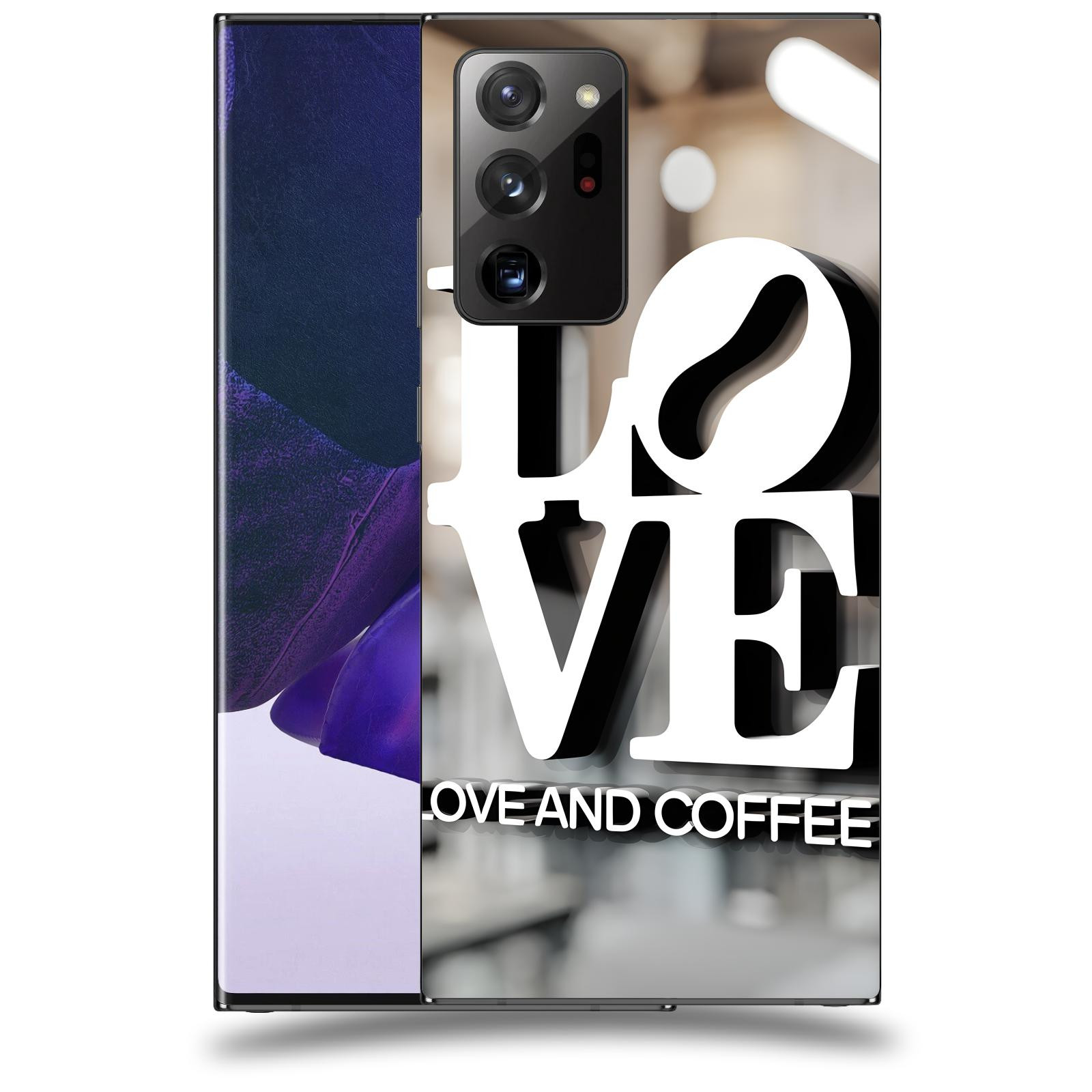 ACOVER Kryt na mobil Samsung Galaxy Note 20 Ultra - Love  & Coffee