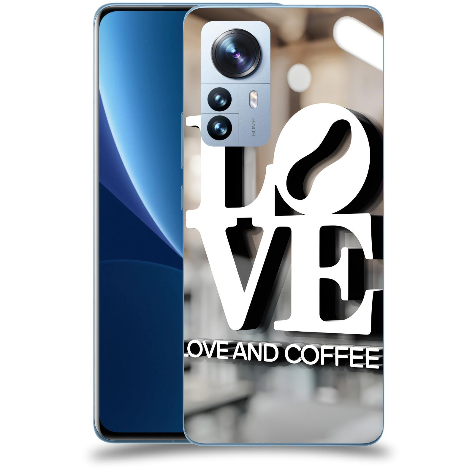 ACOVER Kryt na mobil Xiaomi 12 Pro - Love  & Coffee