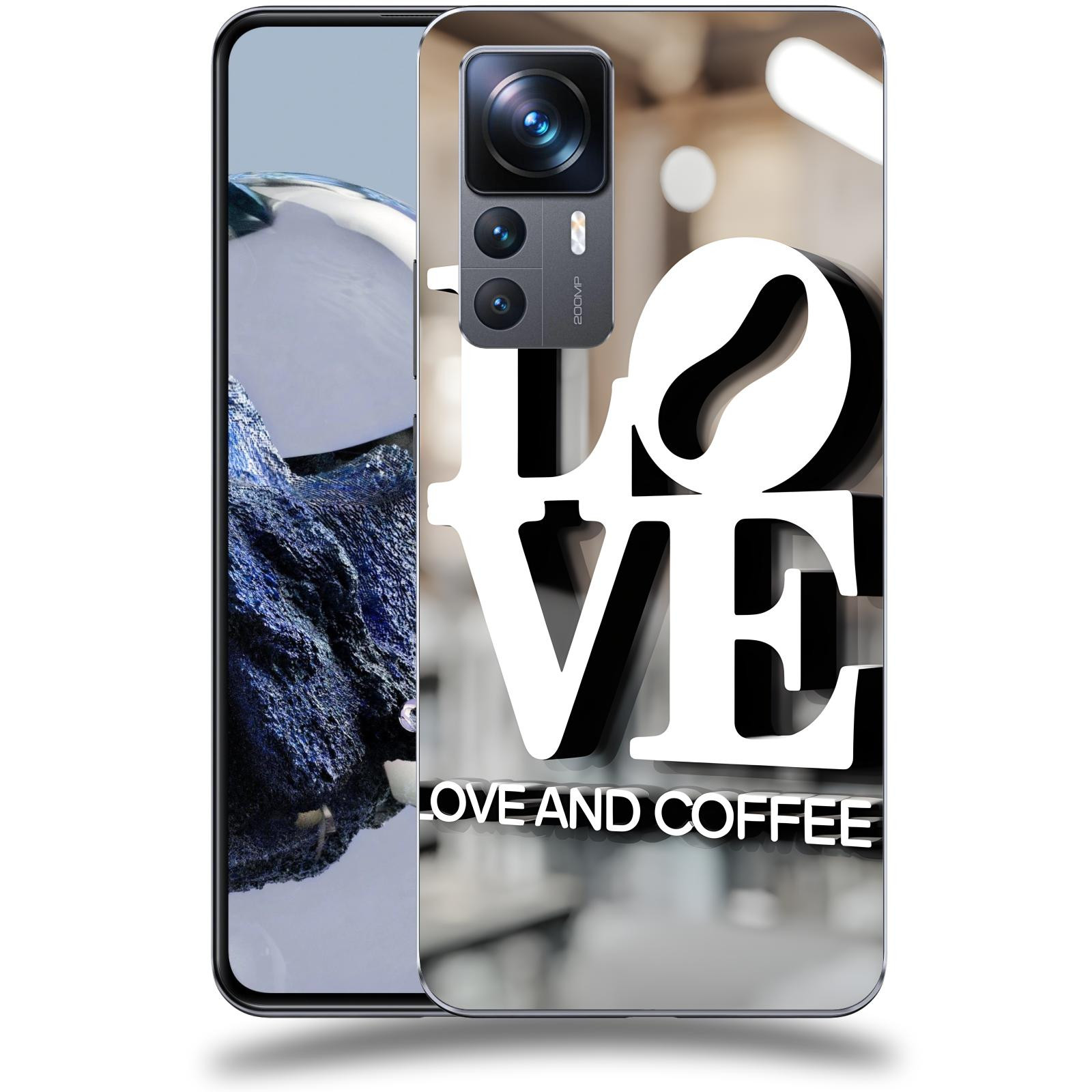 ACOVER Kryt na mobil Xiaomi 12T Pro - Love  & Coffee
