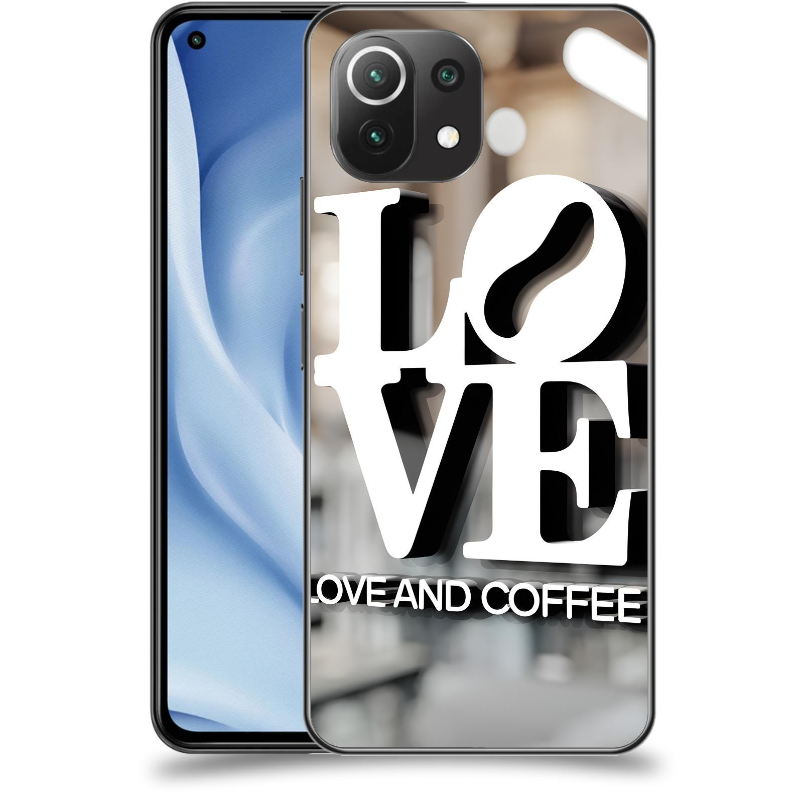 ACOVER Kryt na mobil Xiaomi Mi 11 Lite - Love  & Coffee