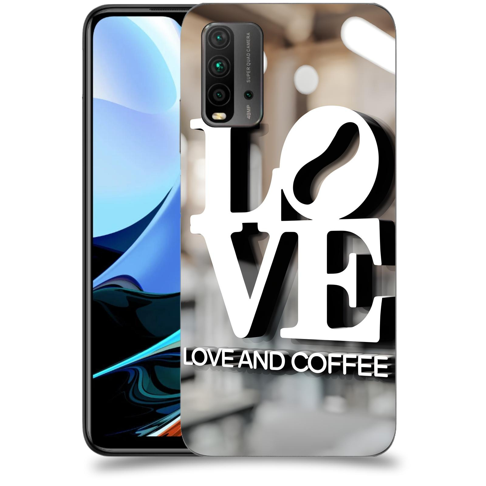 ACOVER Kryt na mobil Xiaomi Redmi 9T - Love  & Coffee