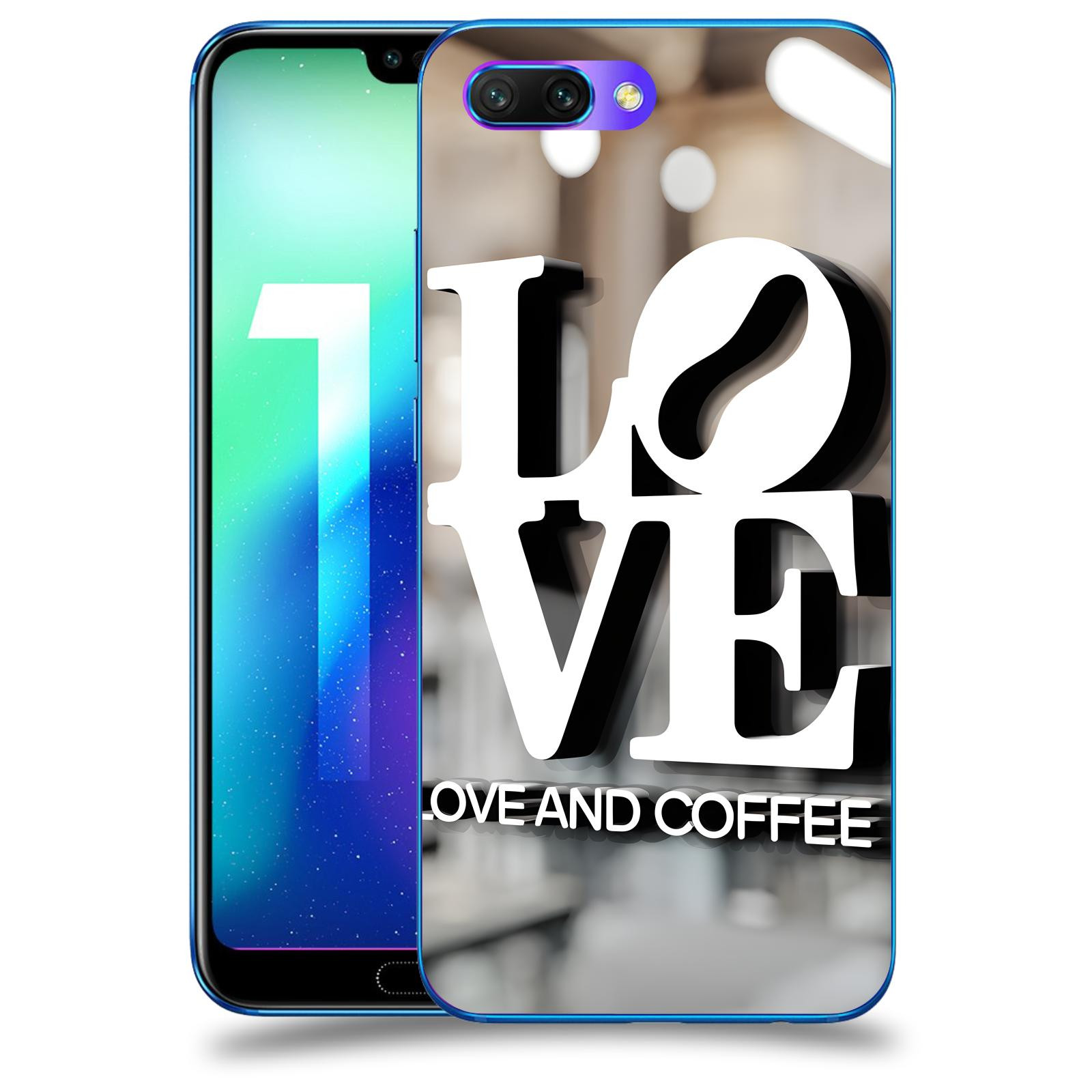 ACOVER Kryt na mobil Honor 10 - Love  & Coffee