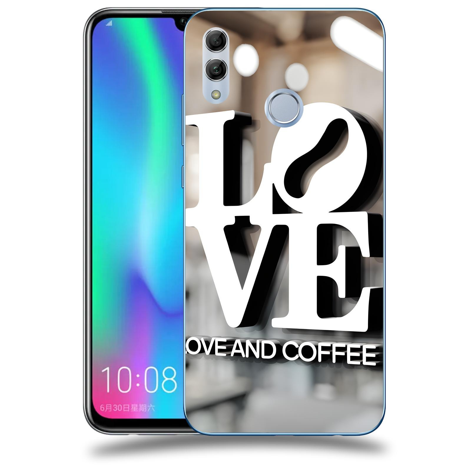 ACOVER Kryt na mobil Honor 10 Lite - Love  & Coffee