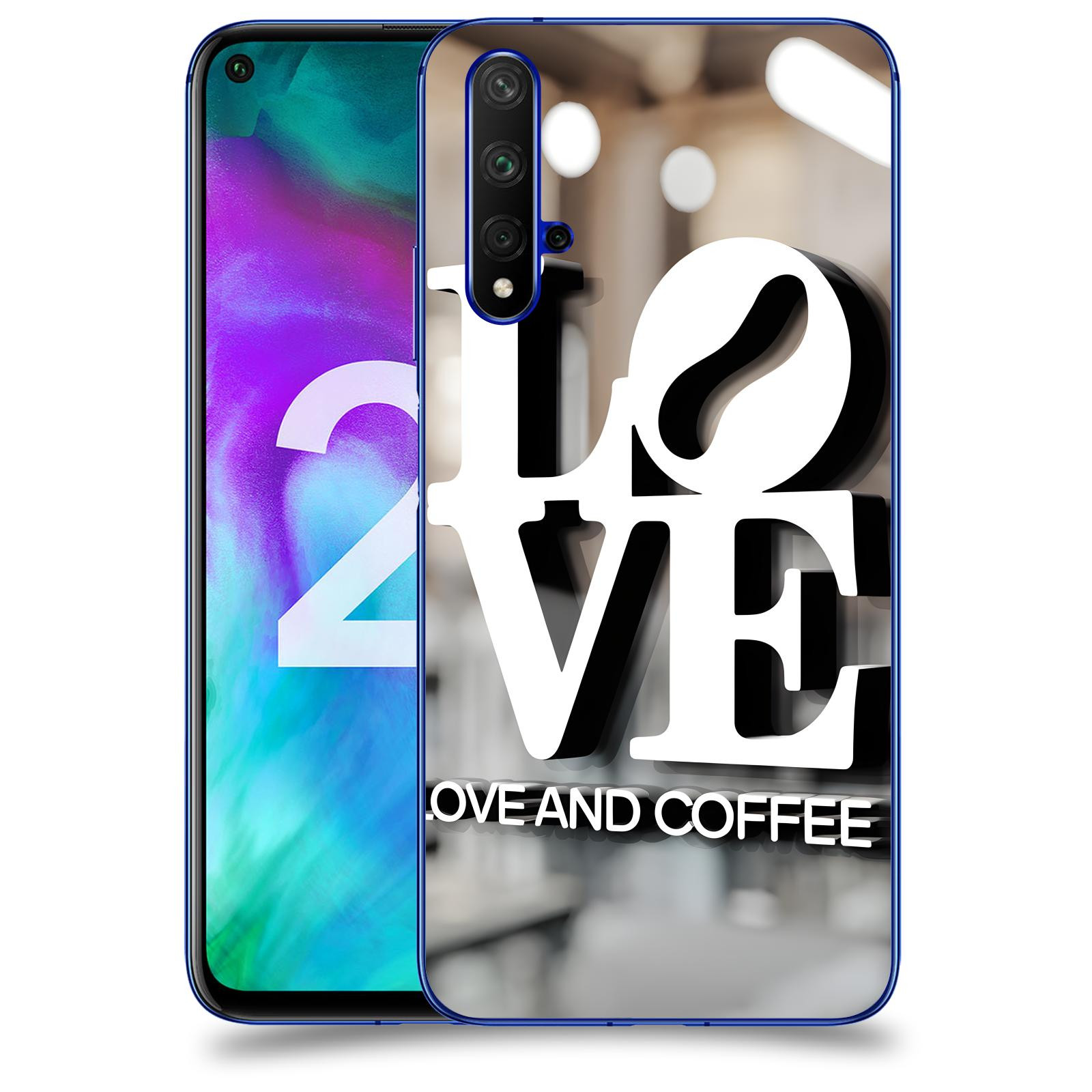 ACOVER Kryt na mobil Honor 20 - Love  & Coffee
