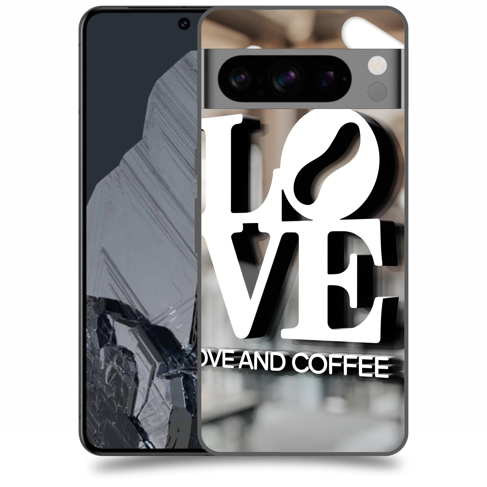 ACOVER Kryt na mobil Google Pixel 8 Pro - Love  & Coffee