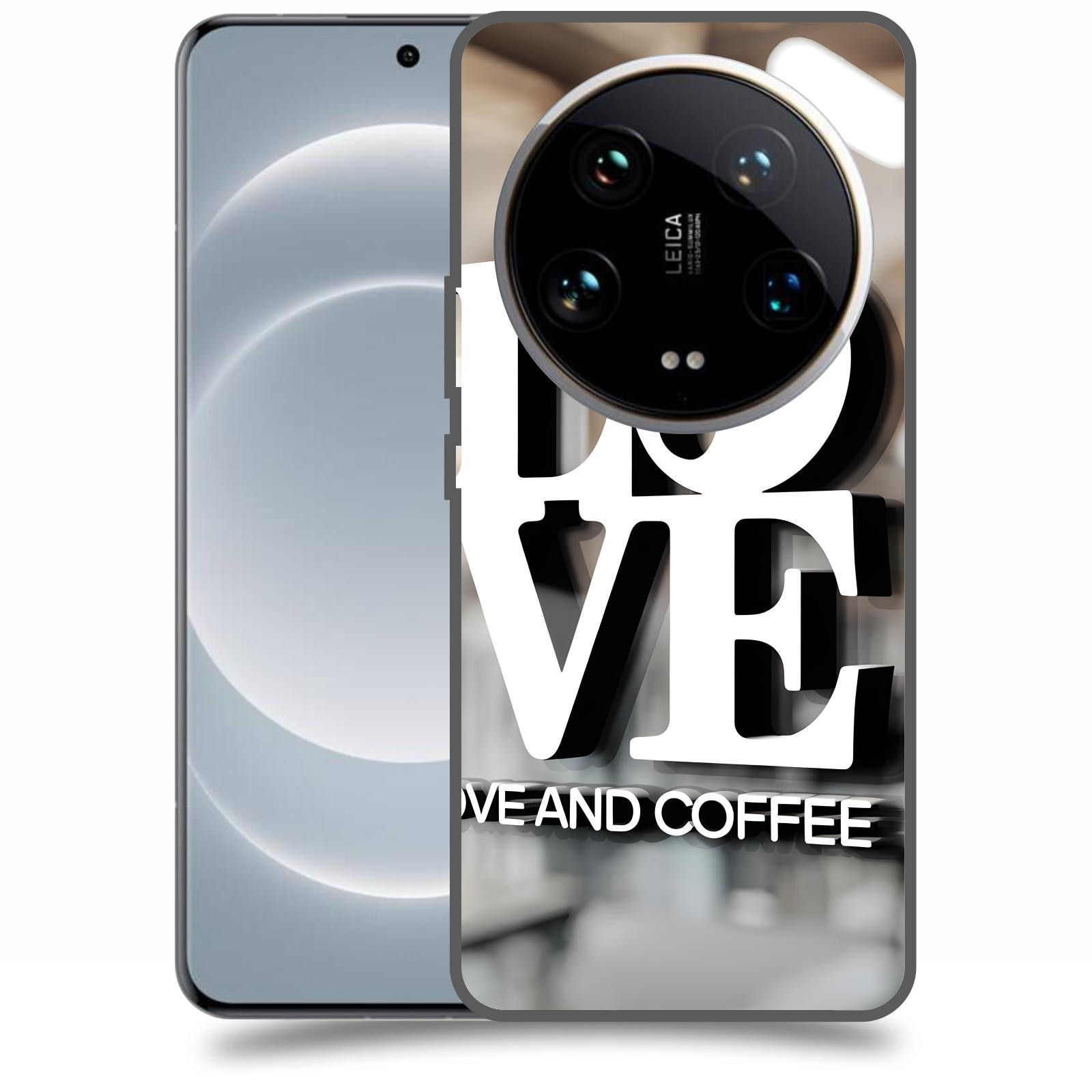 ACOVER Kryt na mobil Xiaomi 14 Ultra - Love  & Coffee
