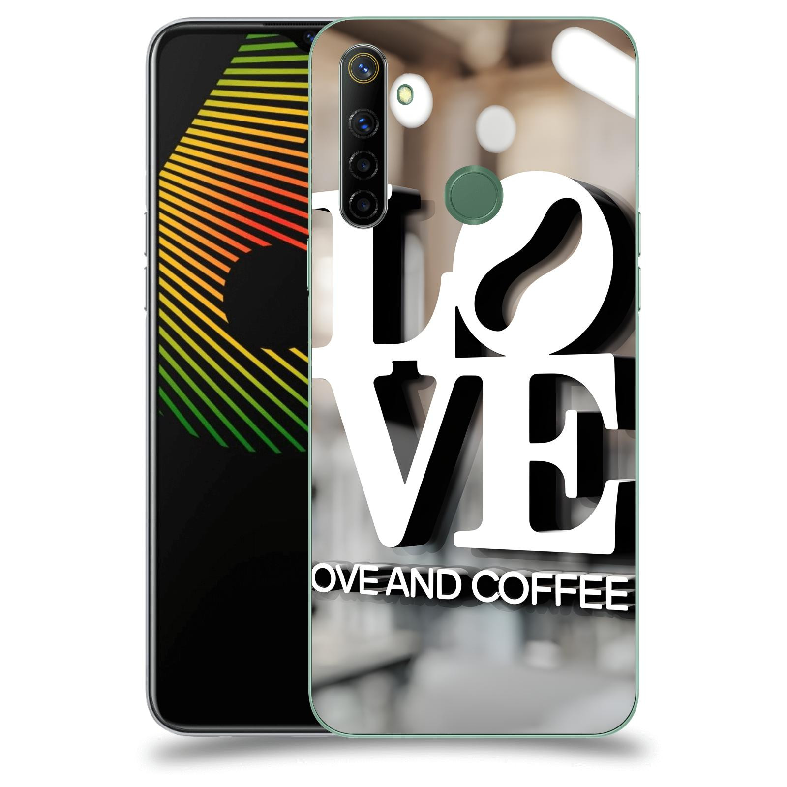 ACOVER Kryt na mobil Realme 6i - Love  & Coffee
