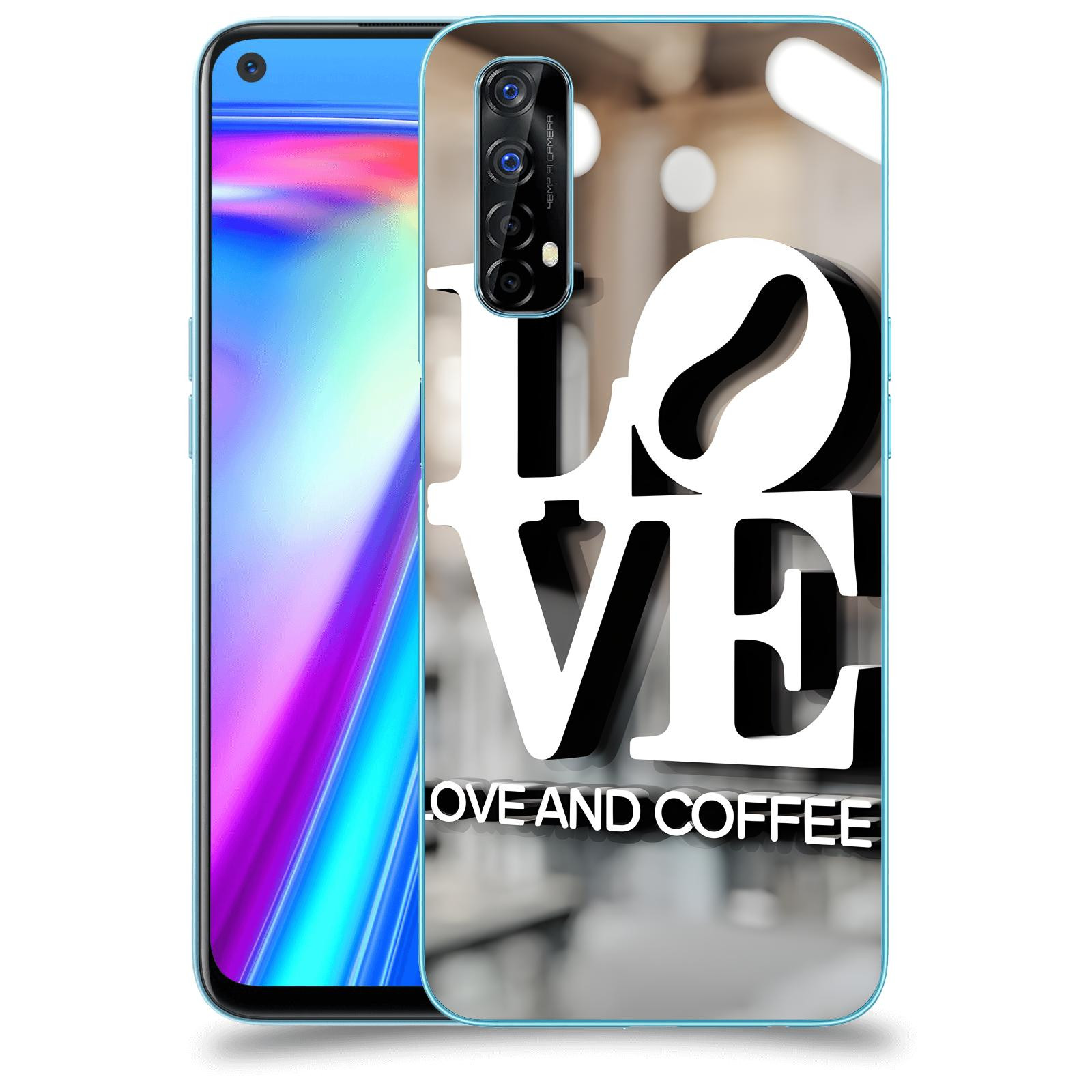ACOVER Kryt na mobil Realme 7 - Love  & Coffee
