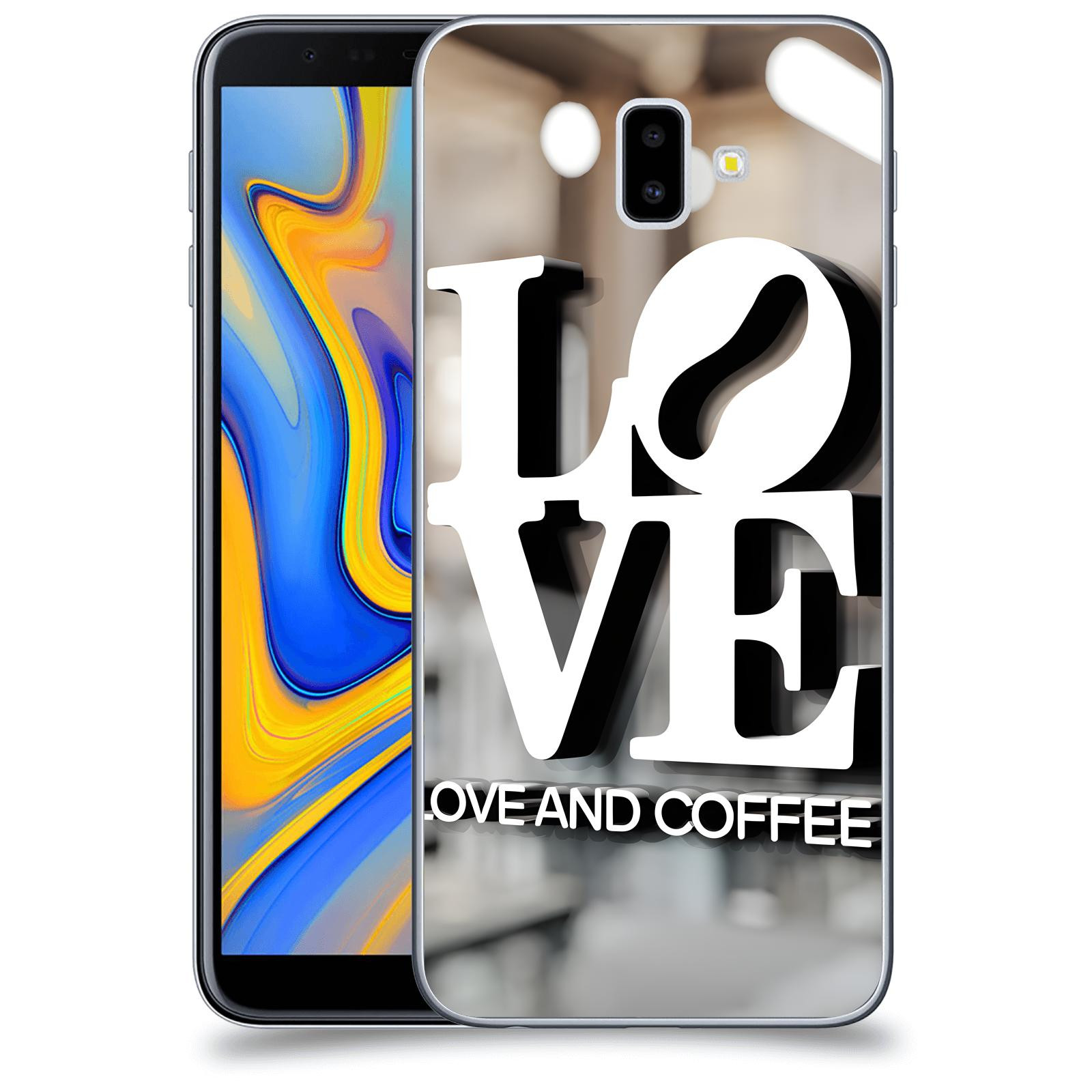 ACOVER Kryt na mobil Samsung Galaxy J6+ J610F - Love  & Coffee