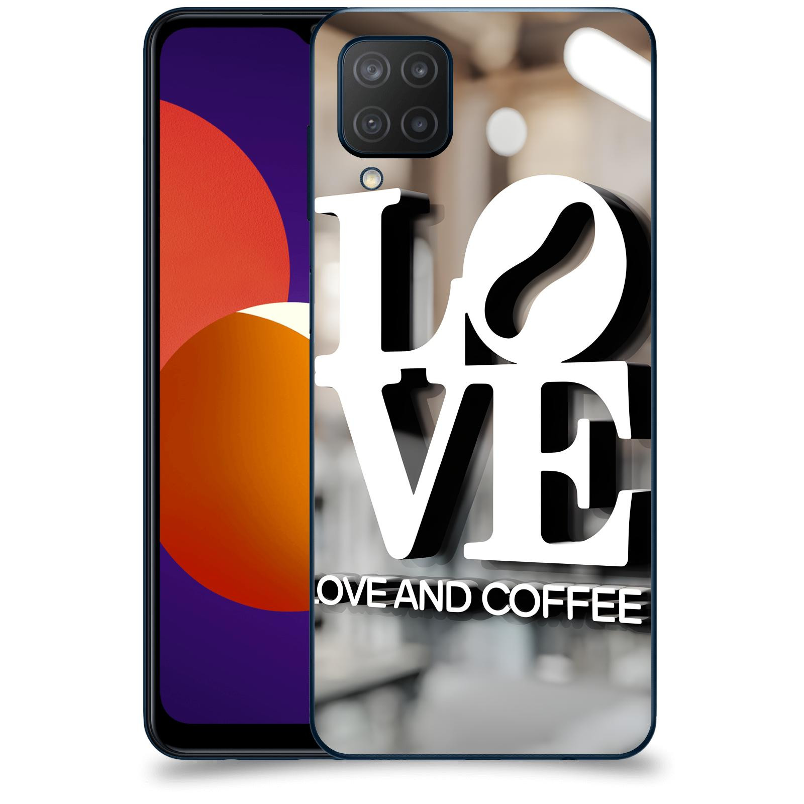 ACOVER Kryt na mobil Samsung Galaxy M12 M127F - Love  & Coffee