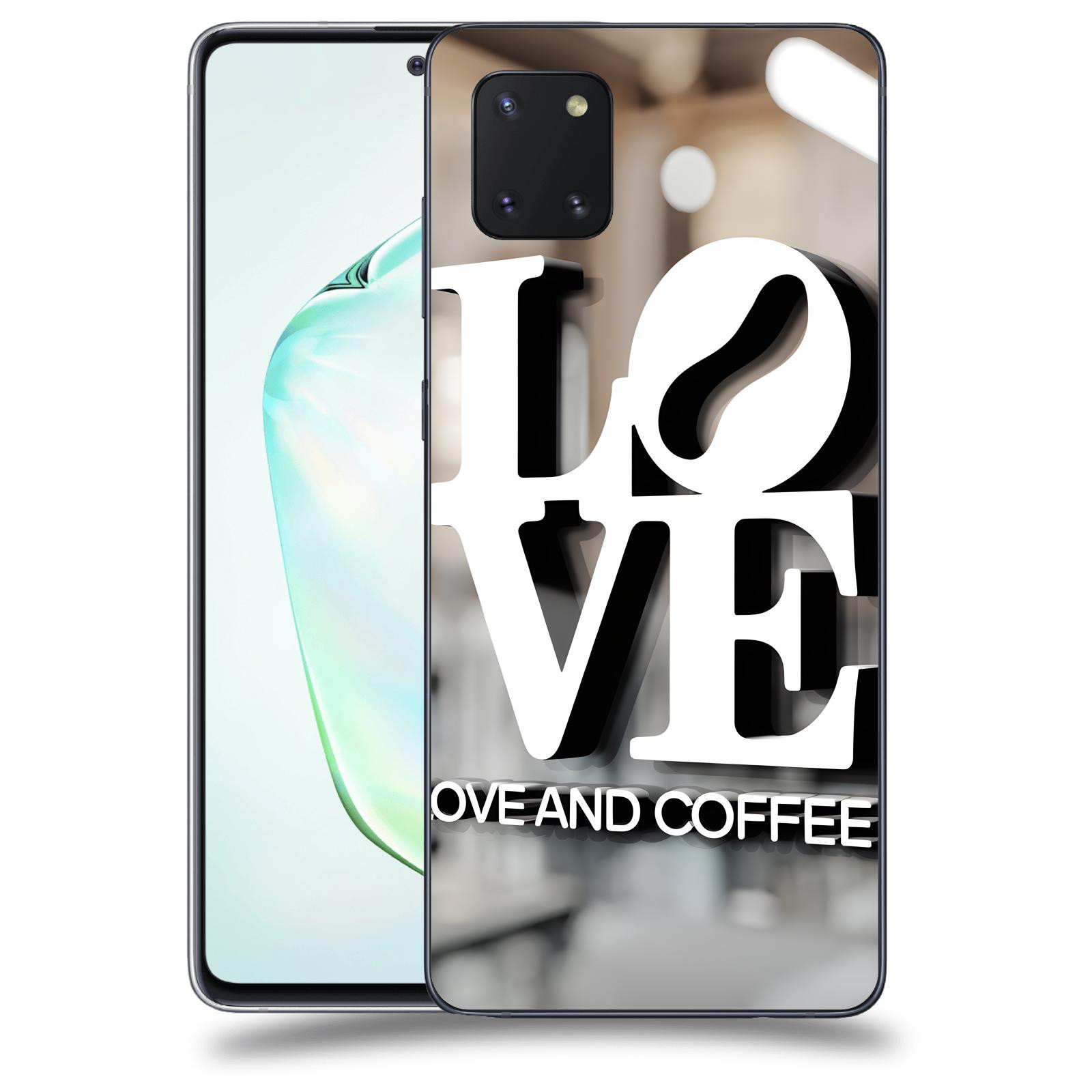 ACOVER Kryt na mobil Samsung Galaxy Note 10 Lite N770F - Love  & Coffee