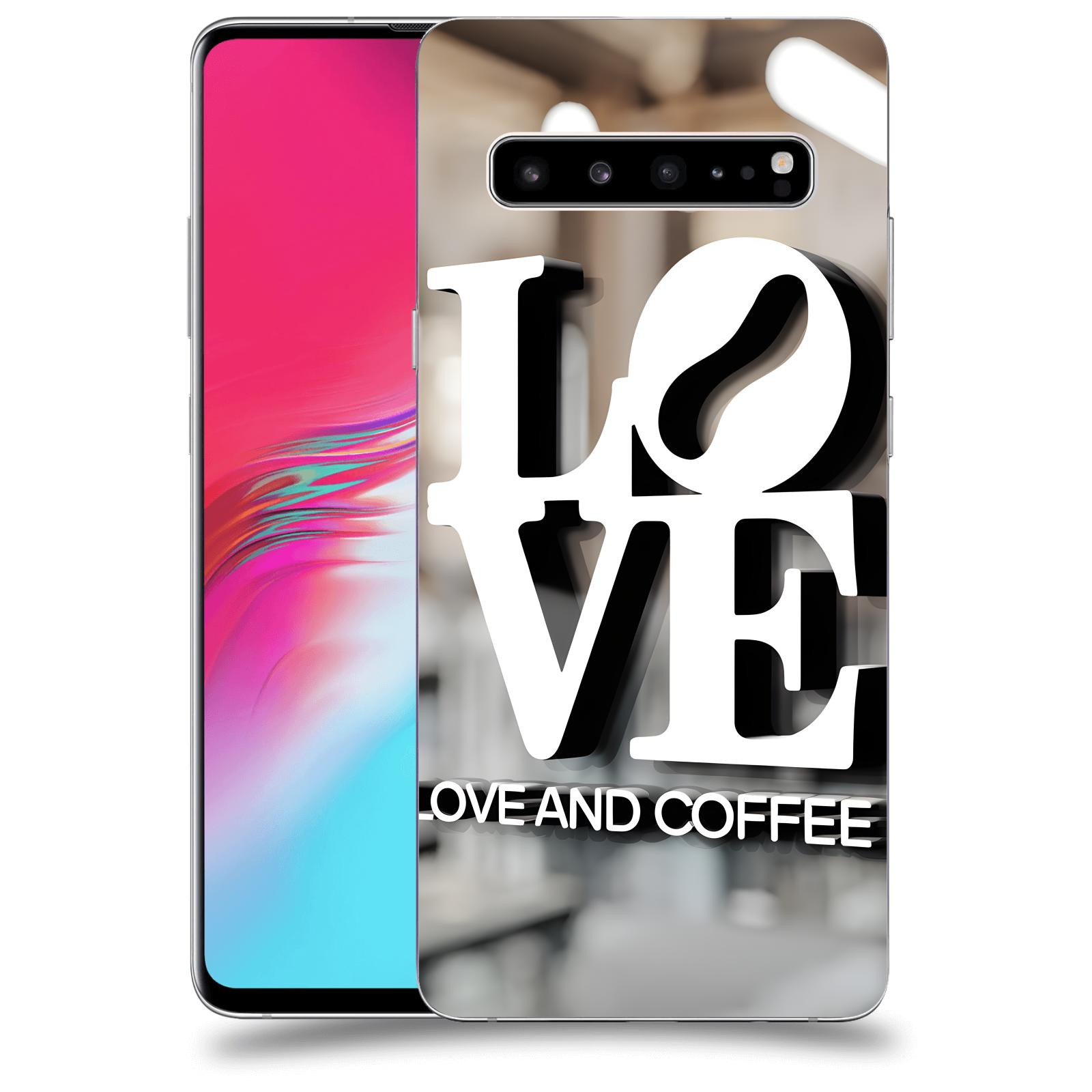 ACOVER Kryt na mobil Samsung Galaxy S10 G973 - Love  & Coffee