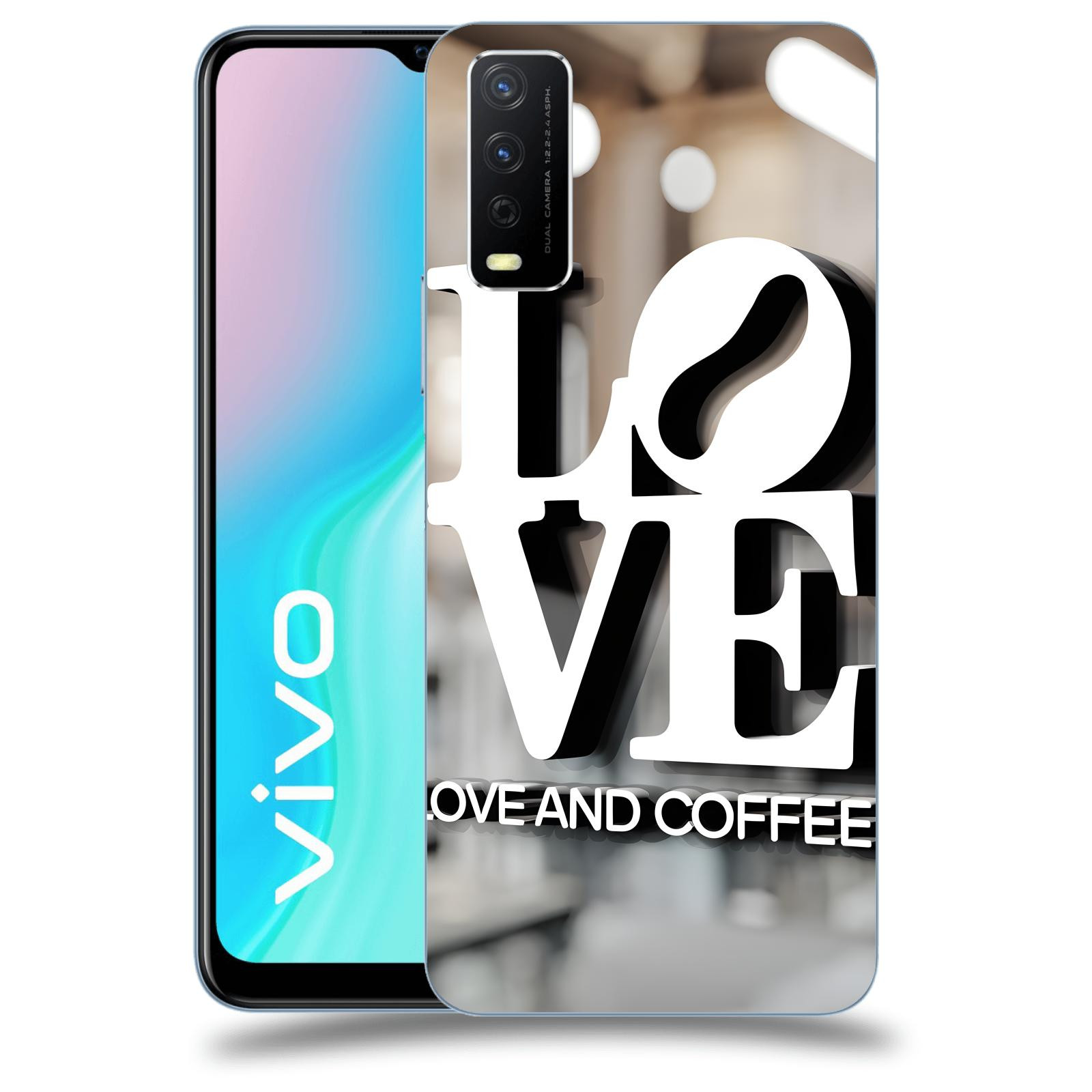 ACOVER Kryt na mobil Vivo Y11s - Love  & Coffee