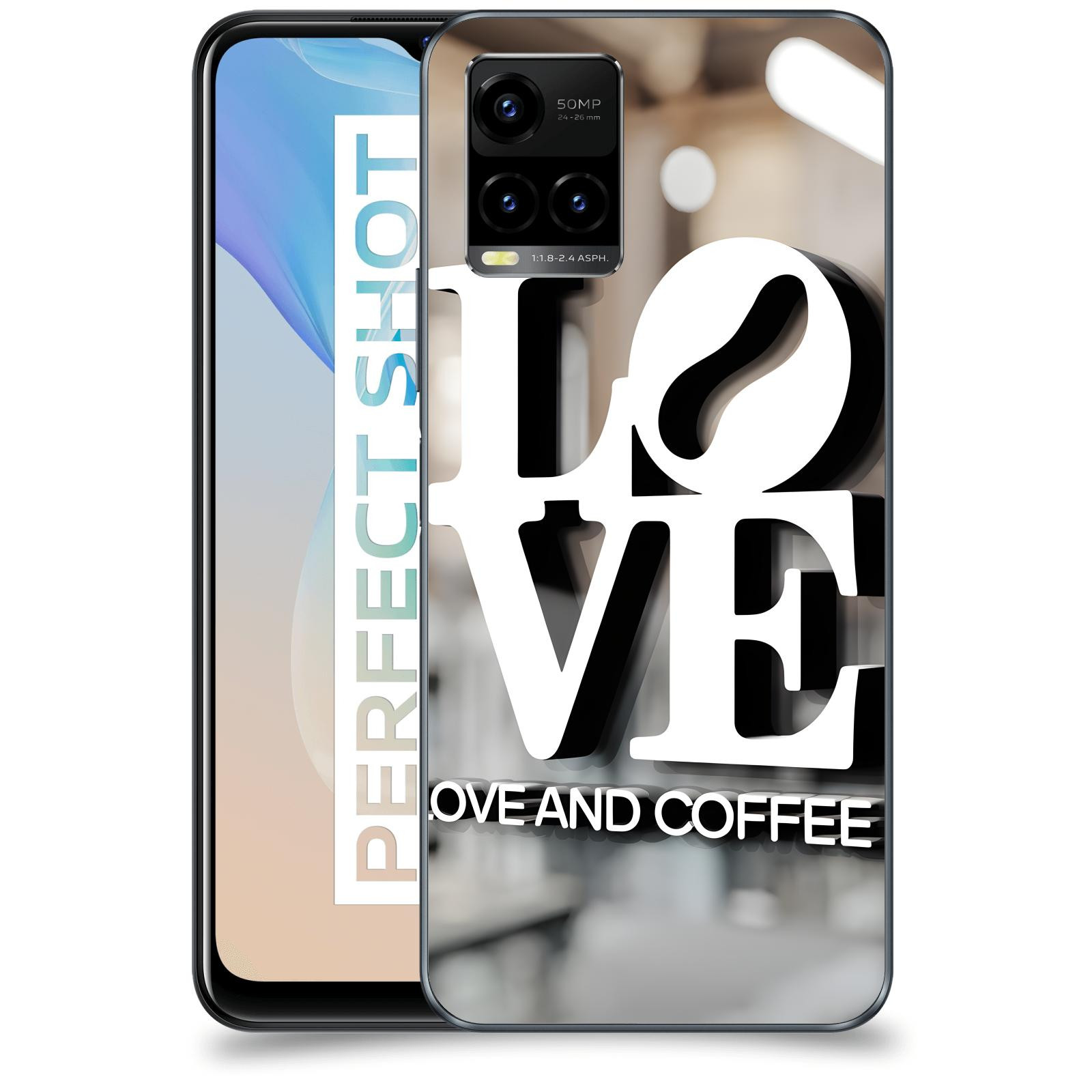 ACOVER Kryt na mobil Vivo Y33s - Love  & Coffee