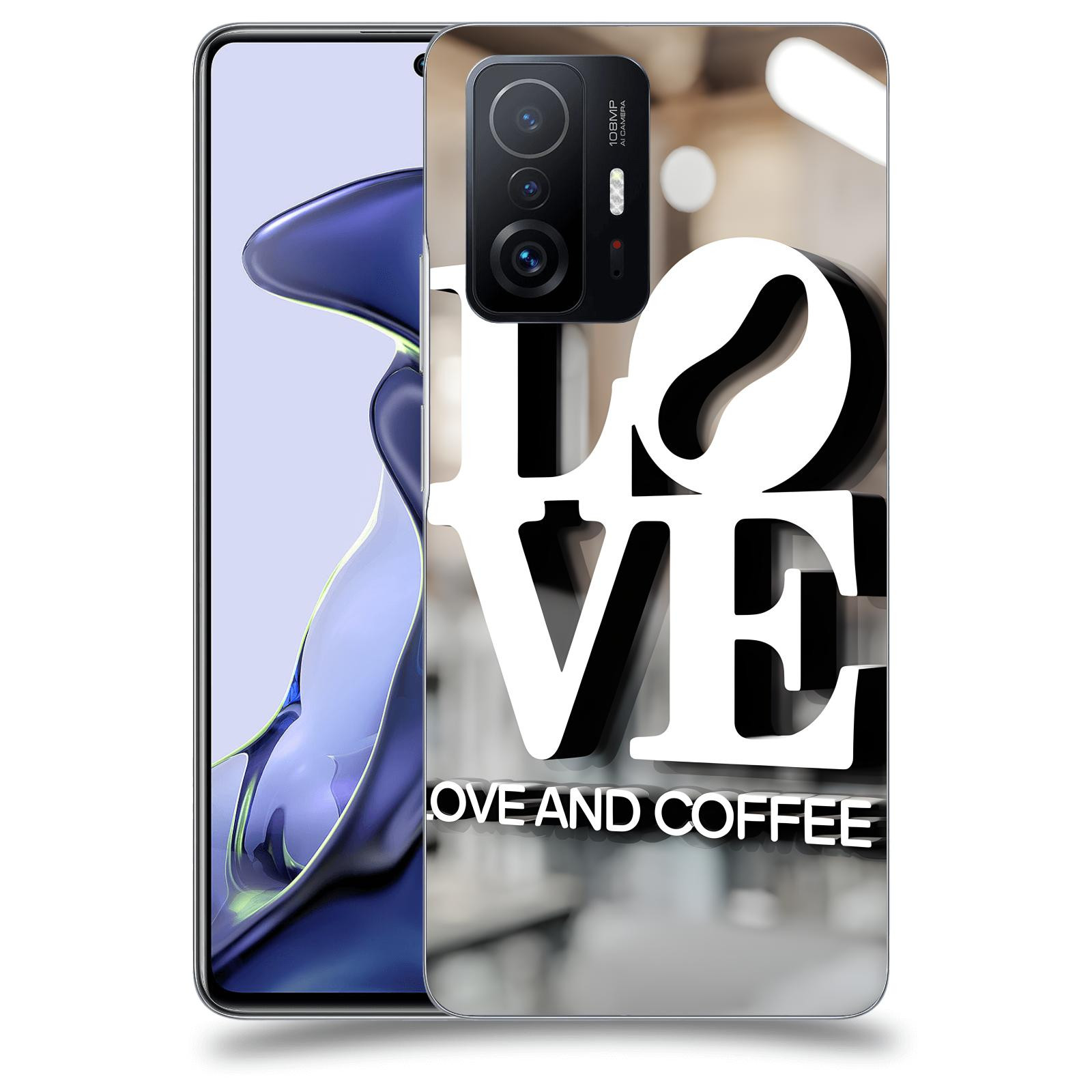 ACOVER Kryt na mobil Xiaomi 11T - Love  & Coffee