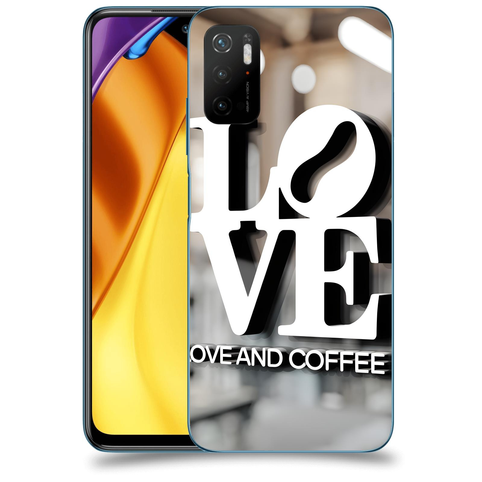 ACOVER Kryt na mobil Xiaomi Poco M3 Pro 5G - Love  & Coffee