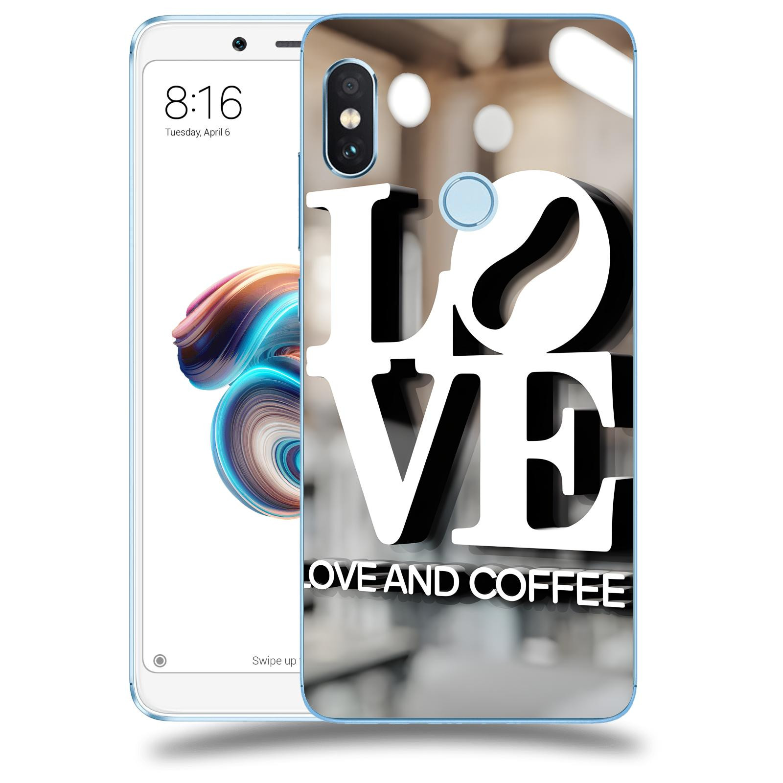 ACOVER Kryt na mobil Xiaomi Redmi Note 5 Global - Love & Coffee