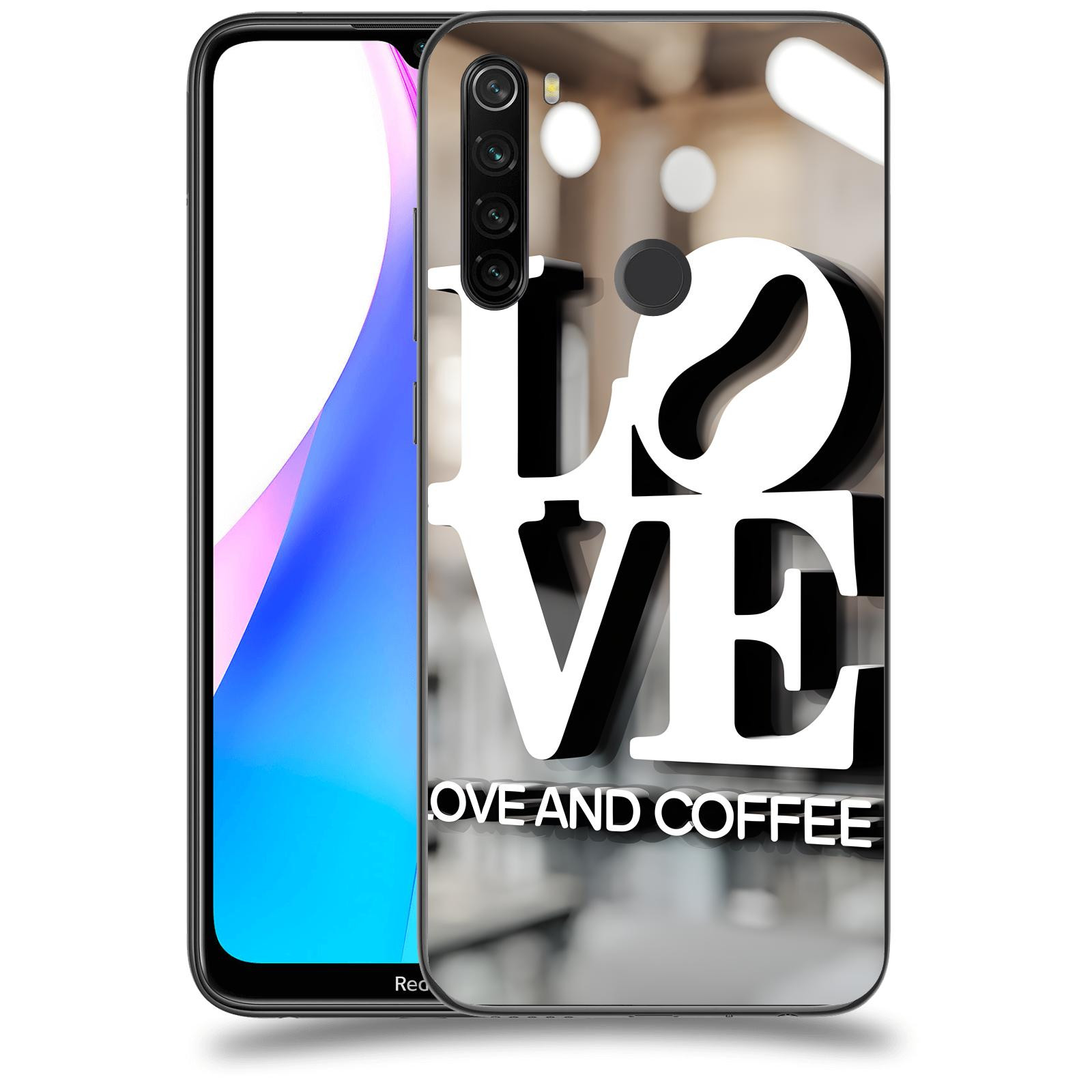 ACOVER Kryt na mobil Xiaomi Redmi Note 8T - Love  & Coffee