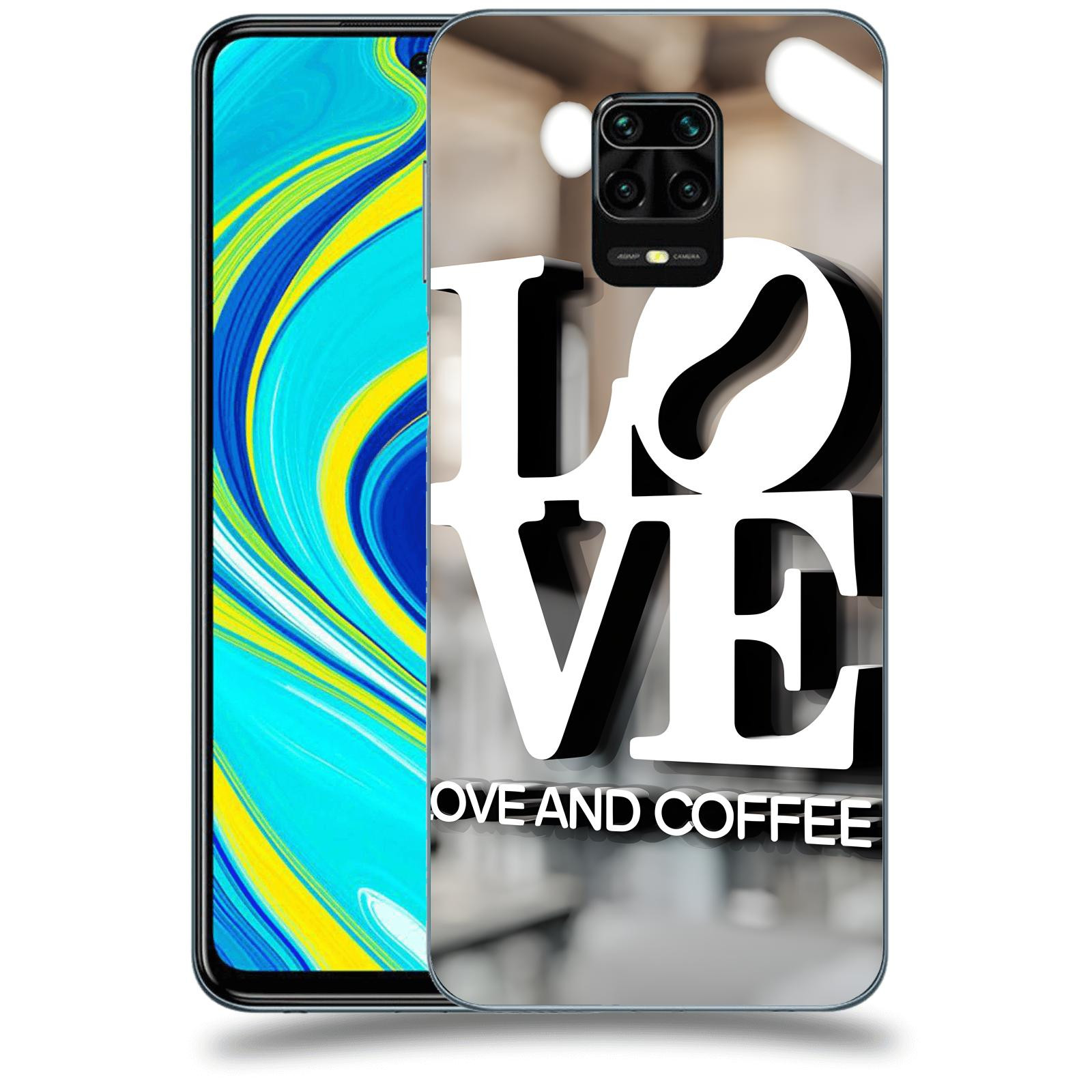 ACOVER Kryt na mobil Xiaomi Redmi Note 9S - Love  & Coffee