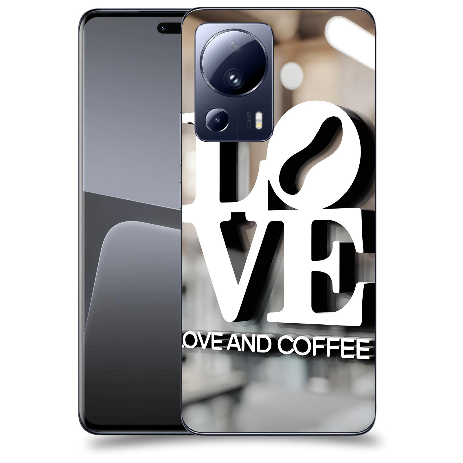 ACOVER Kryt na mobil Xiaomi 13 Lite - Love  & Coffee