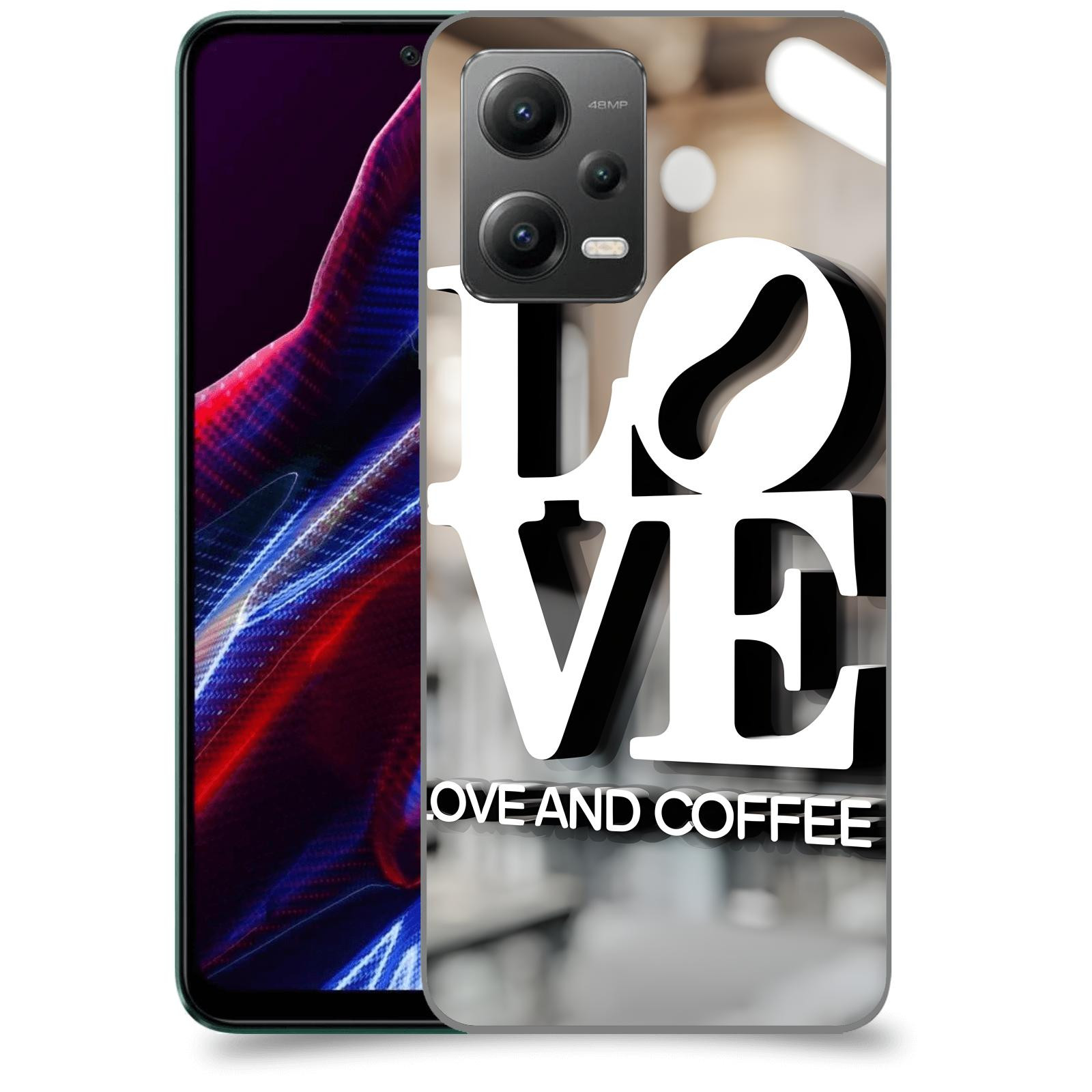 ACOVER Kryt na mobil Xiaomi Poco X5 - Love  & Coffee