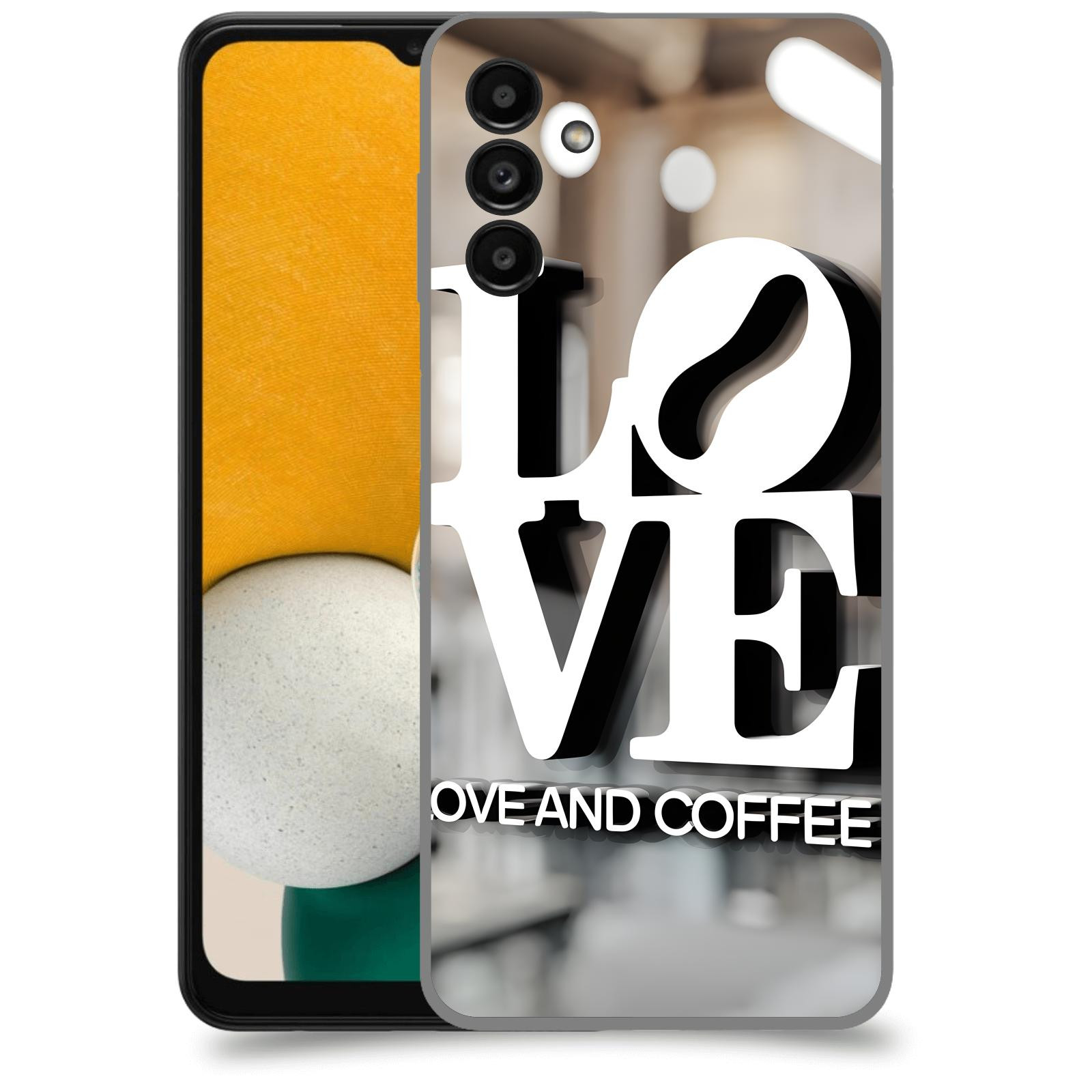 ACOVER Kryt na mobil Samsung Galaxy A13 5G A136B - Love  & Coffee