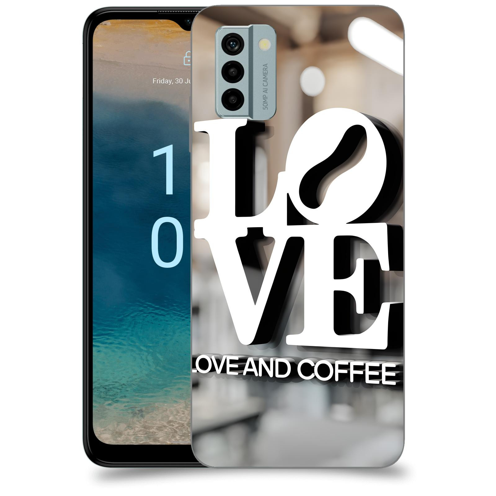 ACOVER Kryt na mobil Nokia G22 - Love  & Coffee