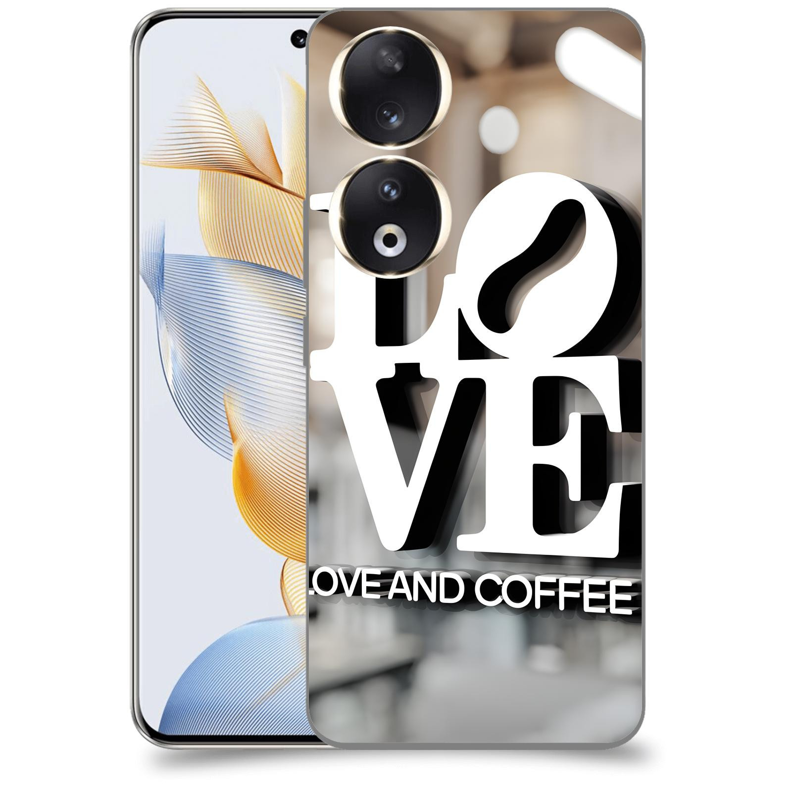 ACOVER Kryt na mobil Honor 90 - Love  & Coffee