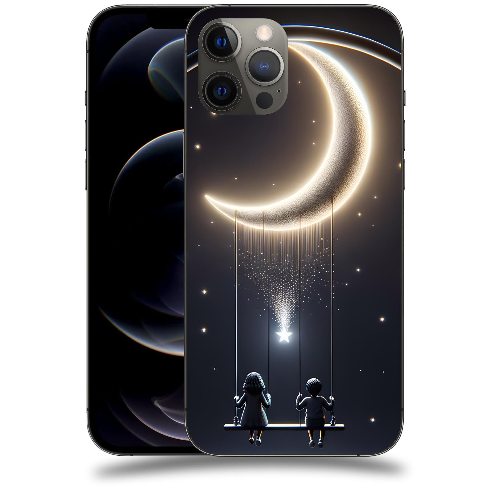 ACOVER Kryt na mobil Apple iPhone 12 Pro Max - Love on the Moon 2