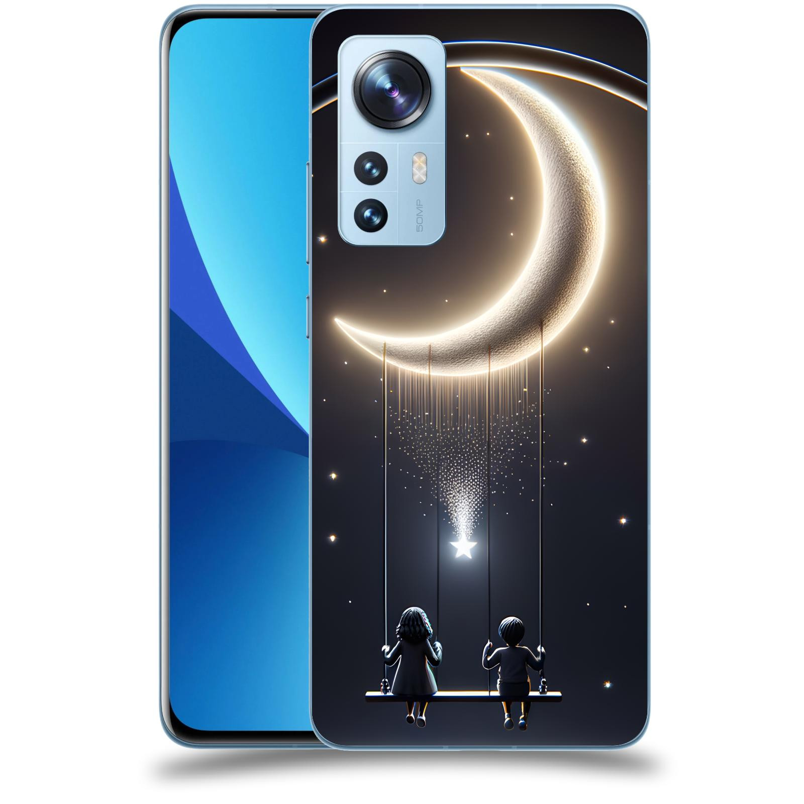 ACOVER Kryt na mobil Xiaomi 12 - Love on the Moon 2