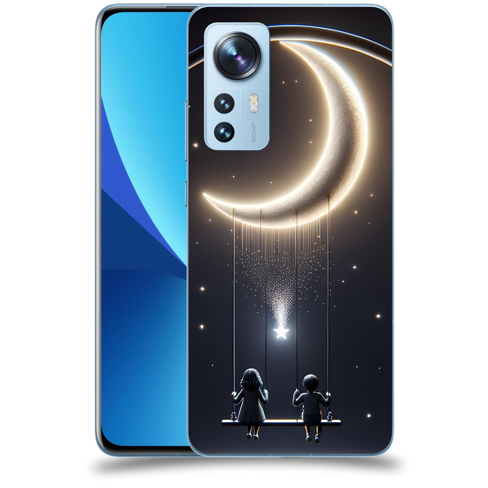 ACOVER Kryt na mobil Xiaomi 12X - Love on the Moon 2