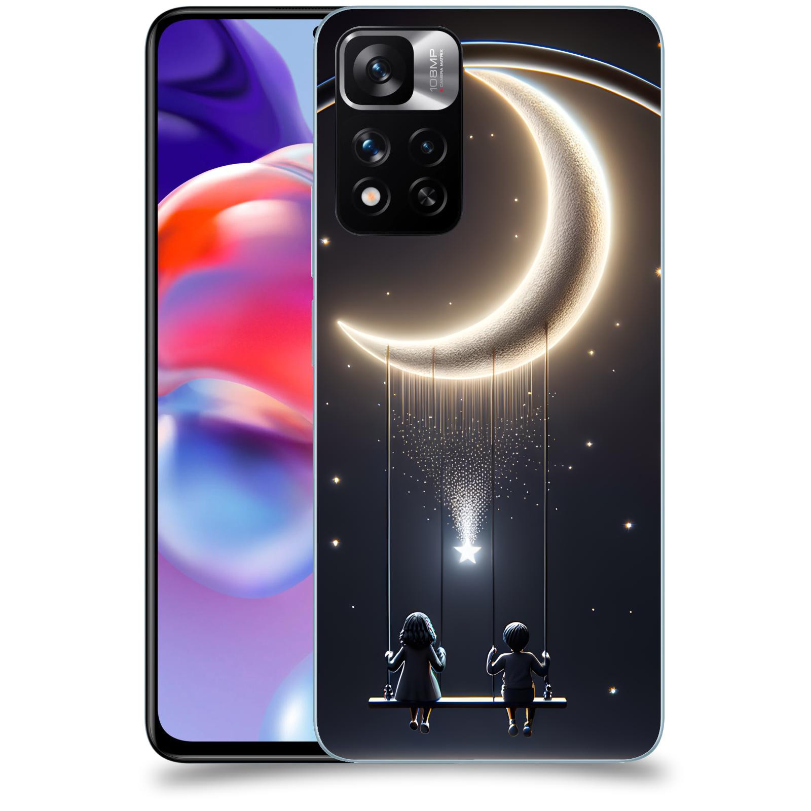 ACOVER Kryt na mobil Xiaomi Redmi Note 11 Pro+ 5G - Love on the Moon 2