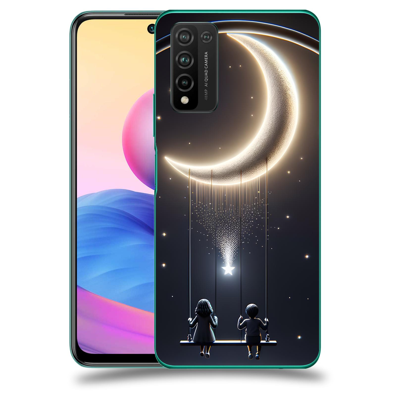 ACOVER Kryt na mobil Honor 10X Lite - Love on the Moon 2