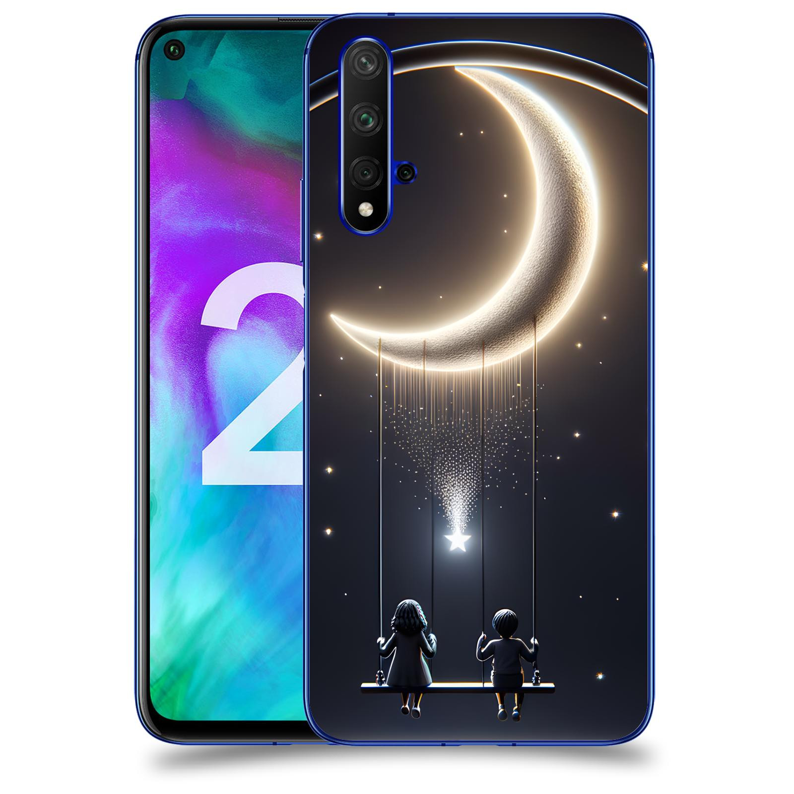 ACOVER Kryt na mobil Honor 20 - Love on the Moon 2
