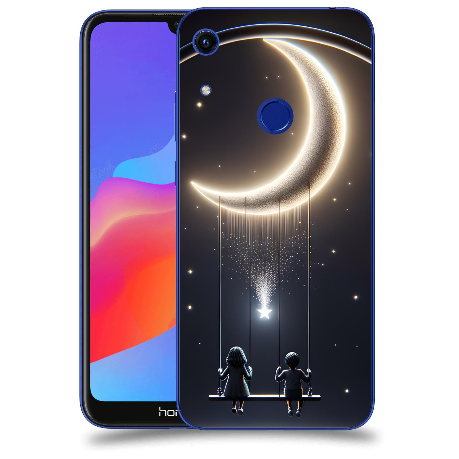 ACOVER Kryt na mobil Honor 8A - Love on the Moon 2
