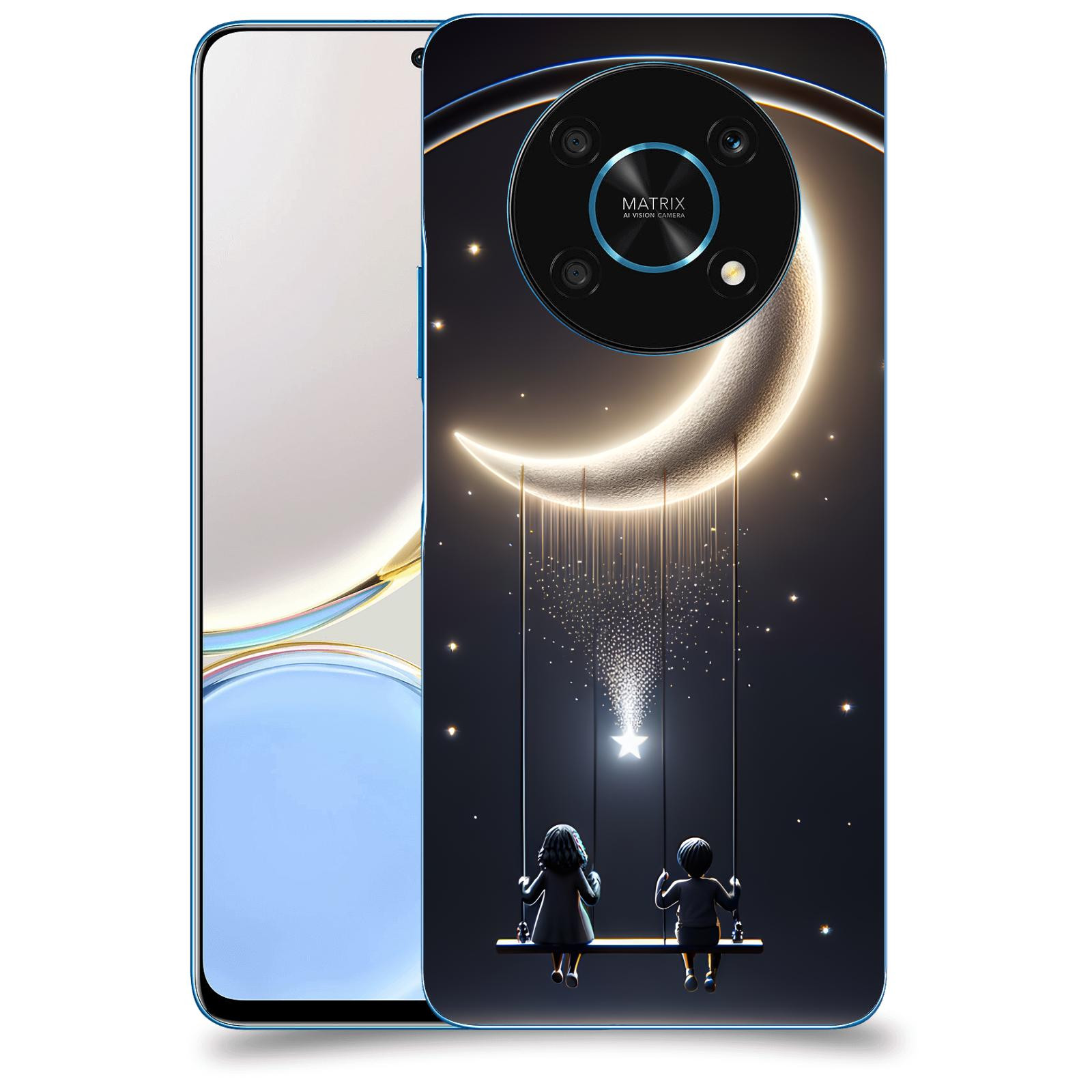 ACOVER Kryt na mobil Honor Magic 4 Lite 5G - Love on the Moon 2