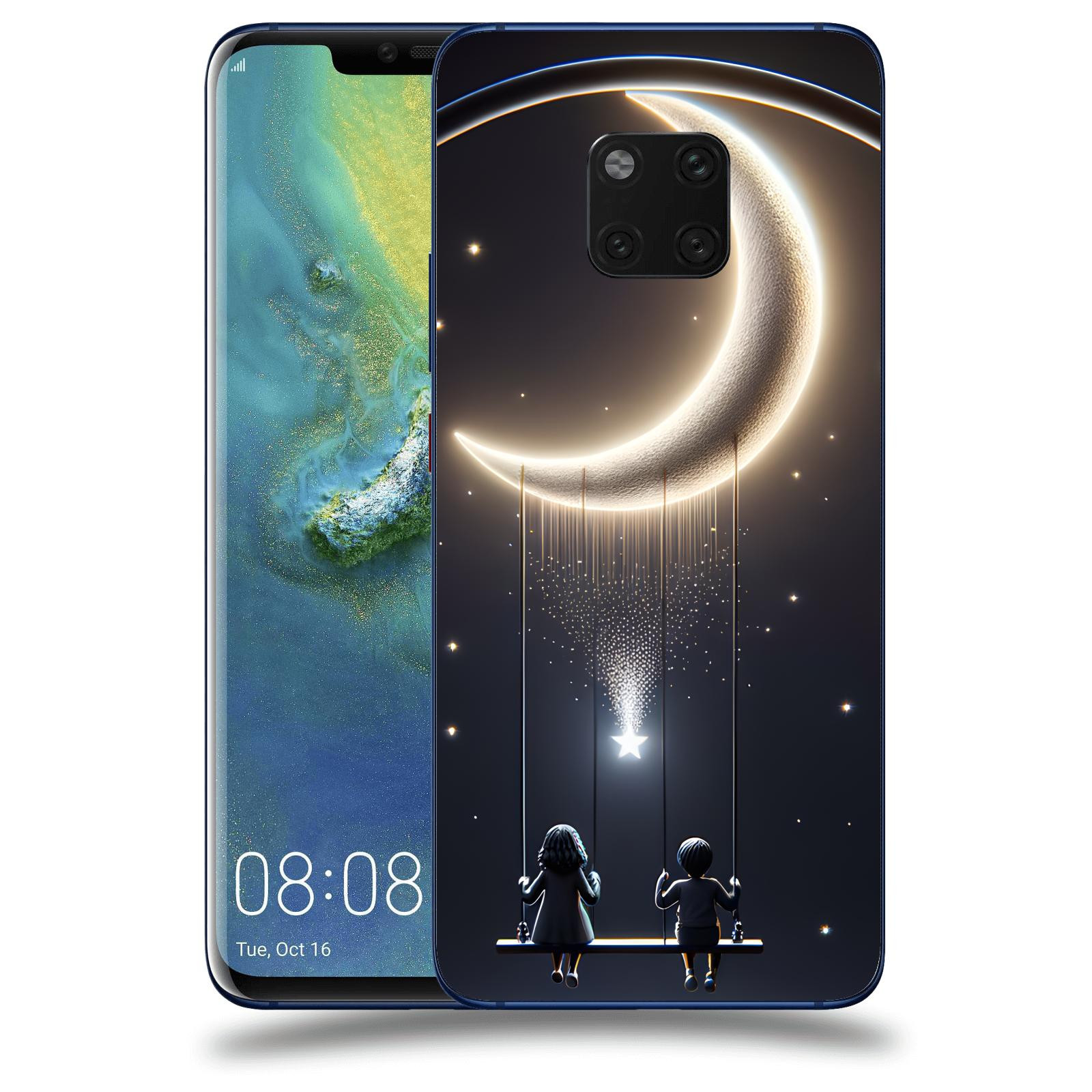 ACOVER Kryt na mobil Huawei Mate 20 Pro - Love on the Moon 2