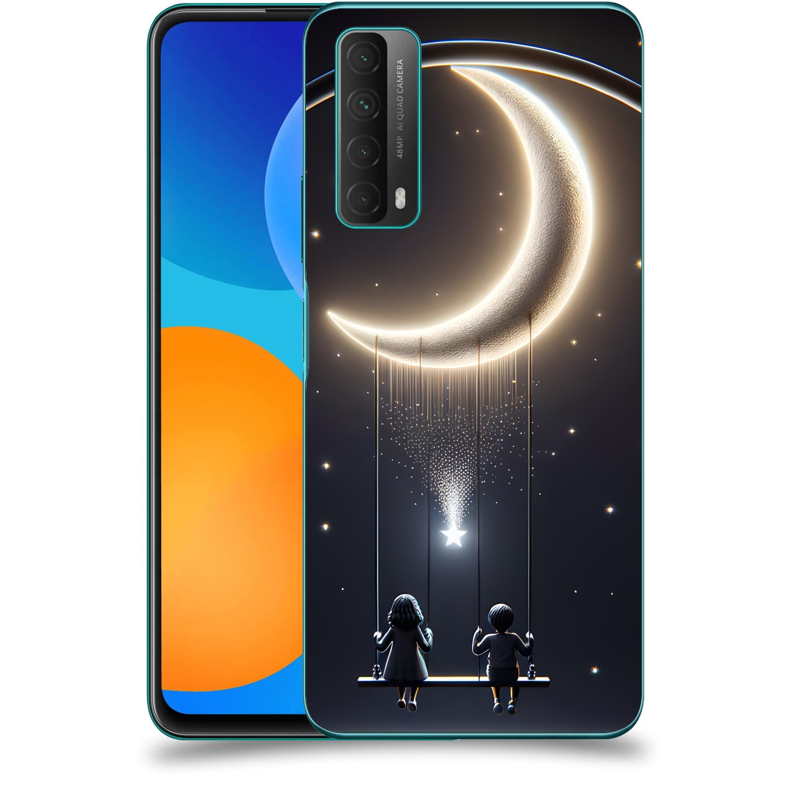 ACOVER Kryt na mobil Huawei P Smart 2021 - Love on the Moon 2